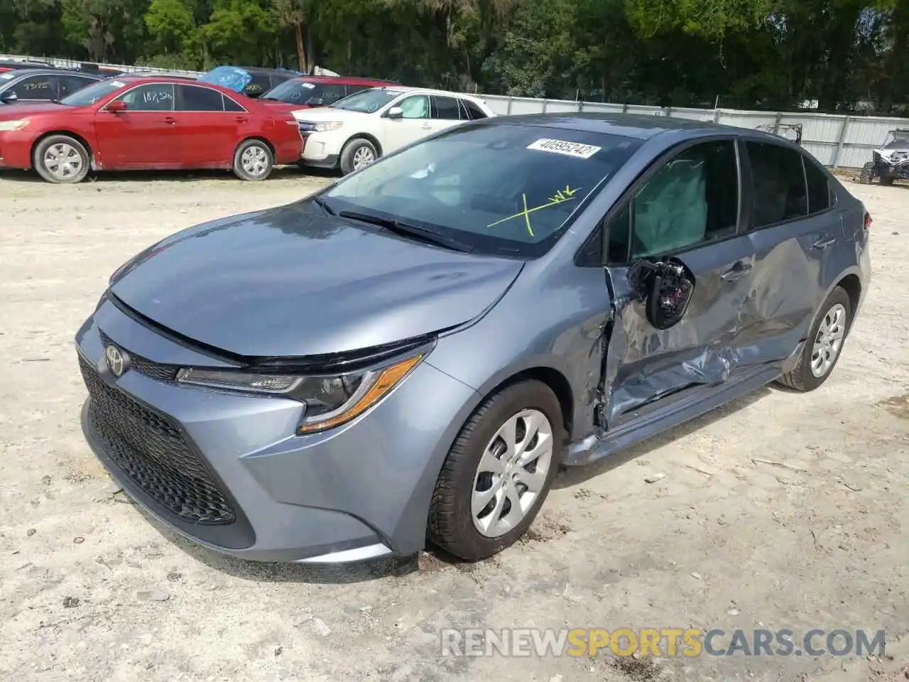 2 Photograph of a damaged car 5YFEPMAE2MP193668 TOYOTA COROLLA 2021