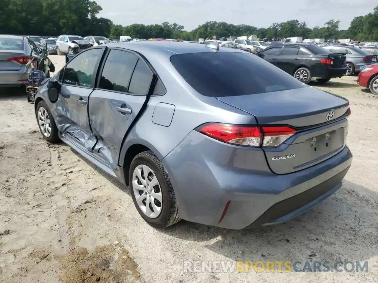 3 Photograph of a damaged car 5YFEPMAE2MP193668 TOYOTA COROLLA 2021