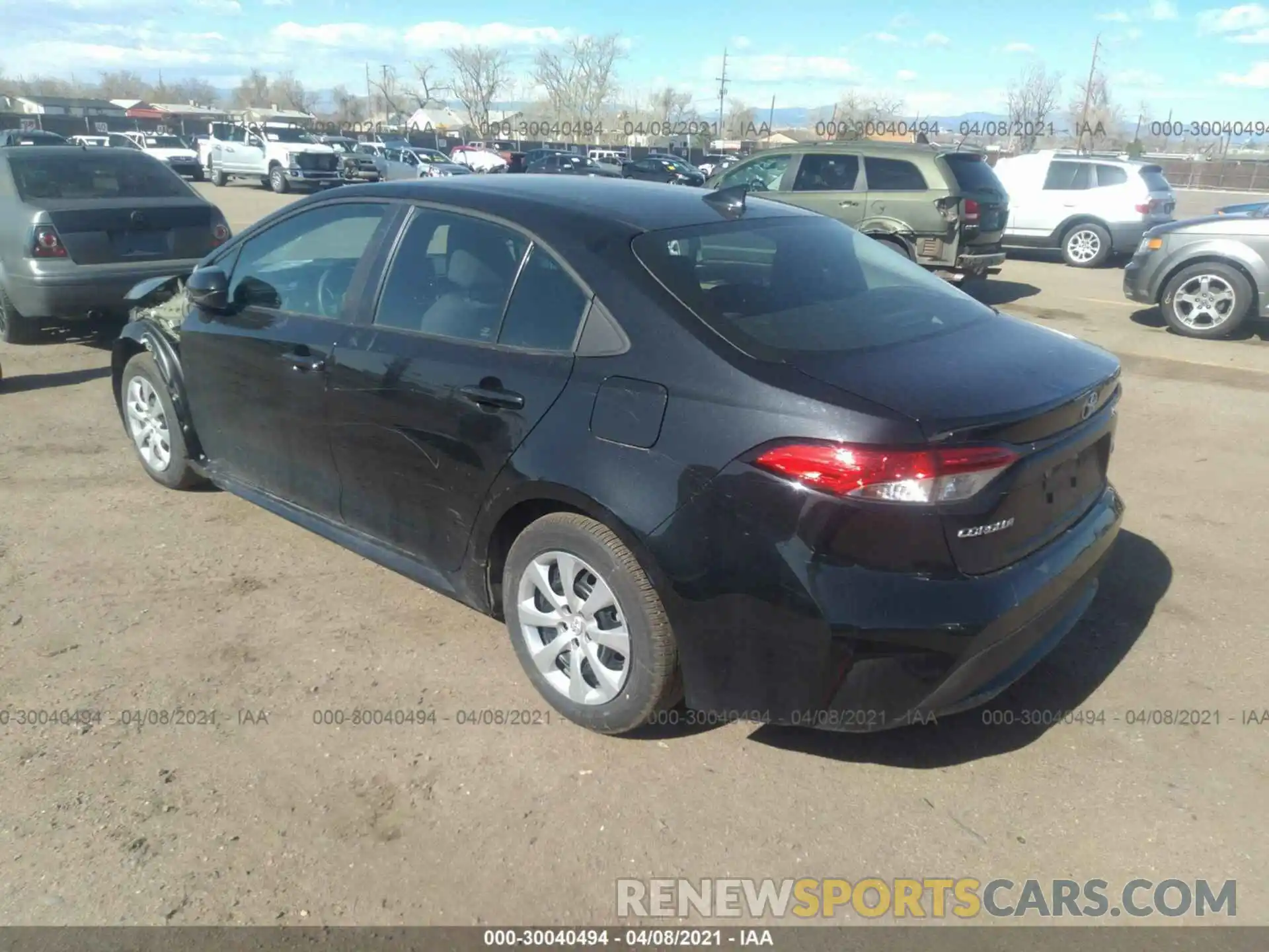 3 Photograph of a damaged car 5YFEPMAE2MP193685 TOYOTA COROLLA 2021