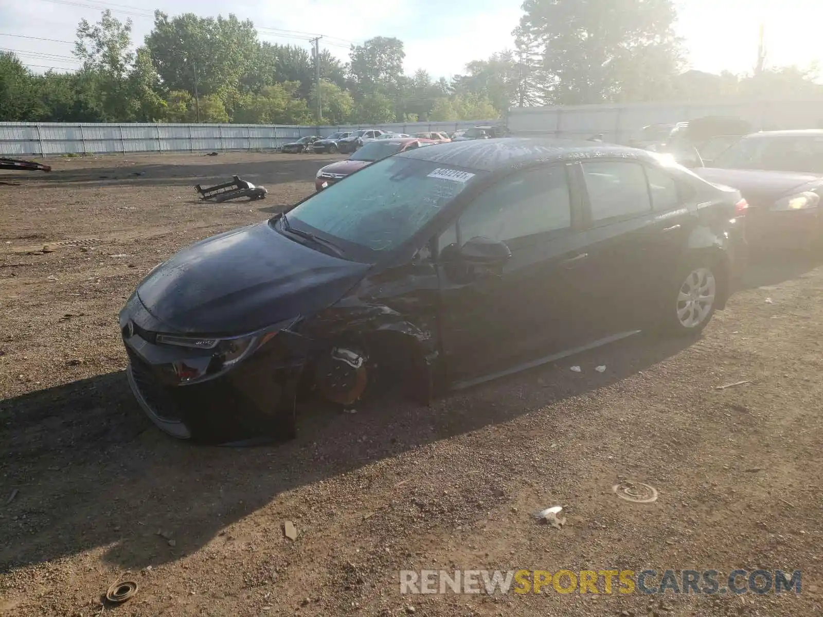 2 Photograph of a damaged car 5YFEPMAE2MP194125 TOYOTA COROLLA 2021