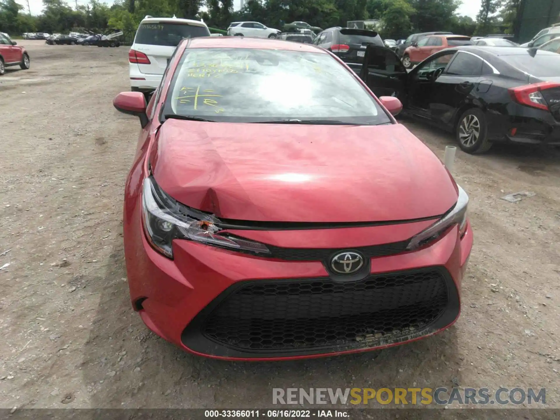 6 Photograph of a damaged car 5YFEPMAE2MP196053 TOYOTA COROLLA 2021