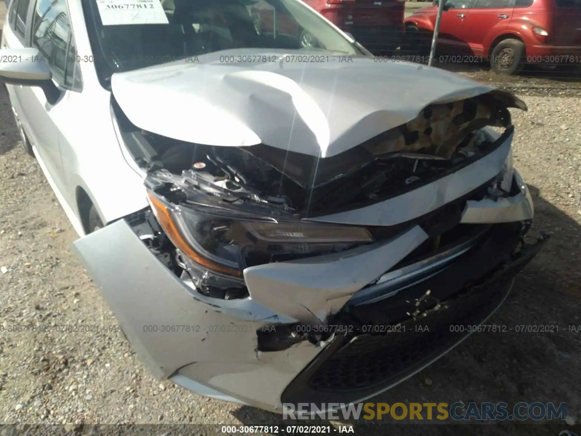 6 Photograph of a damaged car 5YFEPMAE2MP196425 TOYOTA COROLLA 2021