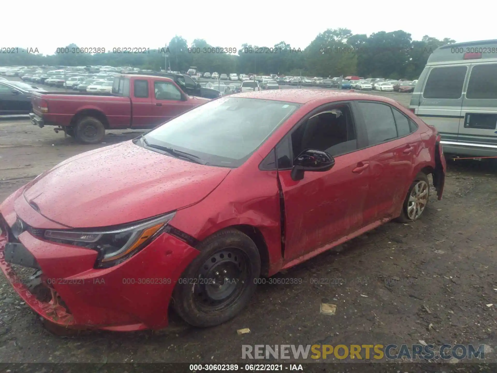 12 Photograph of a damaged car 5YFEPMAE2MP197056 TOYOTA COROLLA 2021