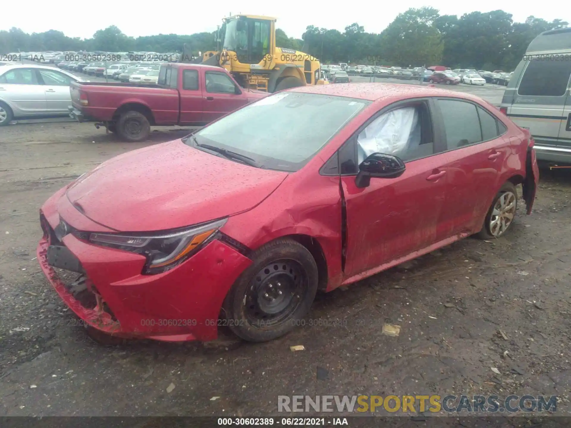 2 Photograph of a damaged car 5YFEPMAE2MP197056 TOYOTA COROLLA 2021