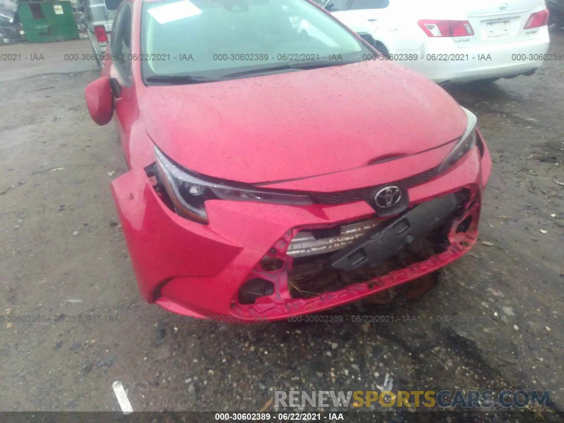 6 Photograph of a damaged car 5YFEPMAE2MP197056 TOYOTA COROLLA 2021