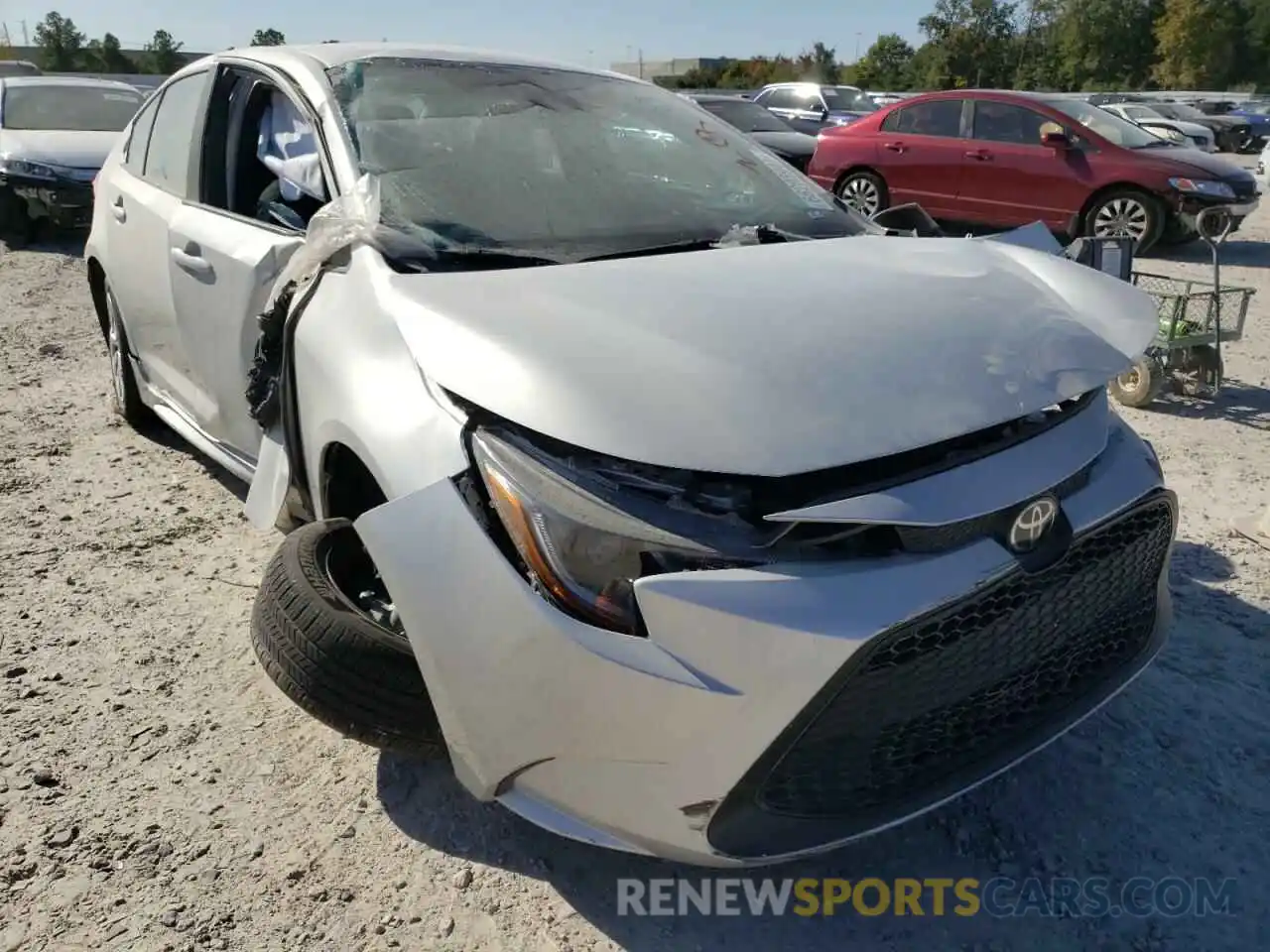 1 Photograph of a damaged car 5YFEPMAE2MP197445 TOYOTA COROLLA 2021