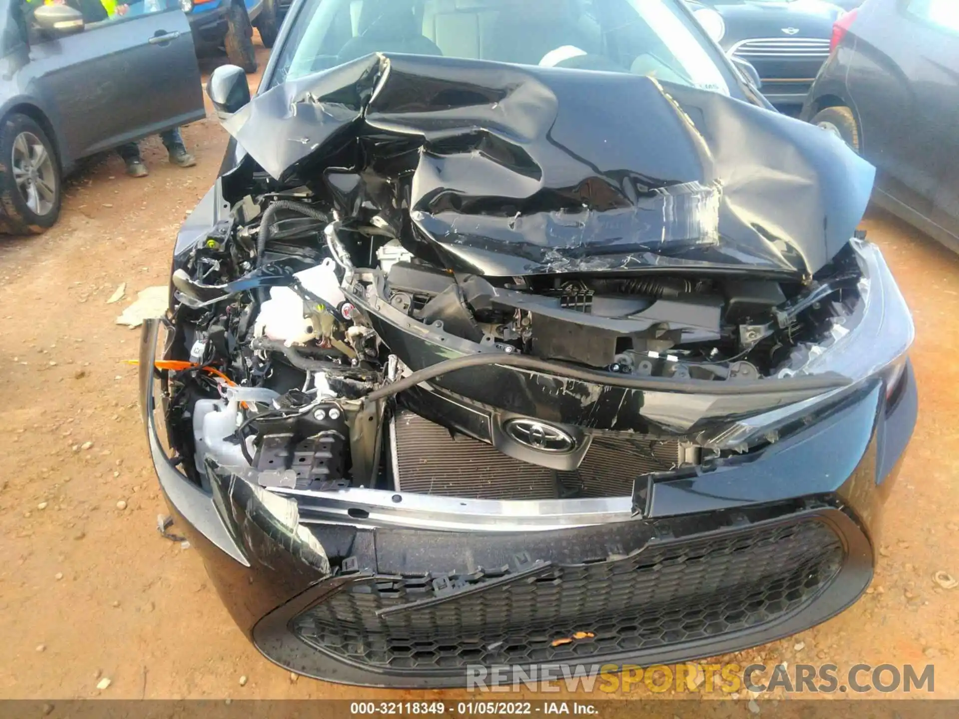 6 Photograph of a damaged car 5YFEPMAE2MP199423 TOYOTA COROLLA 2021