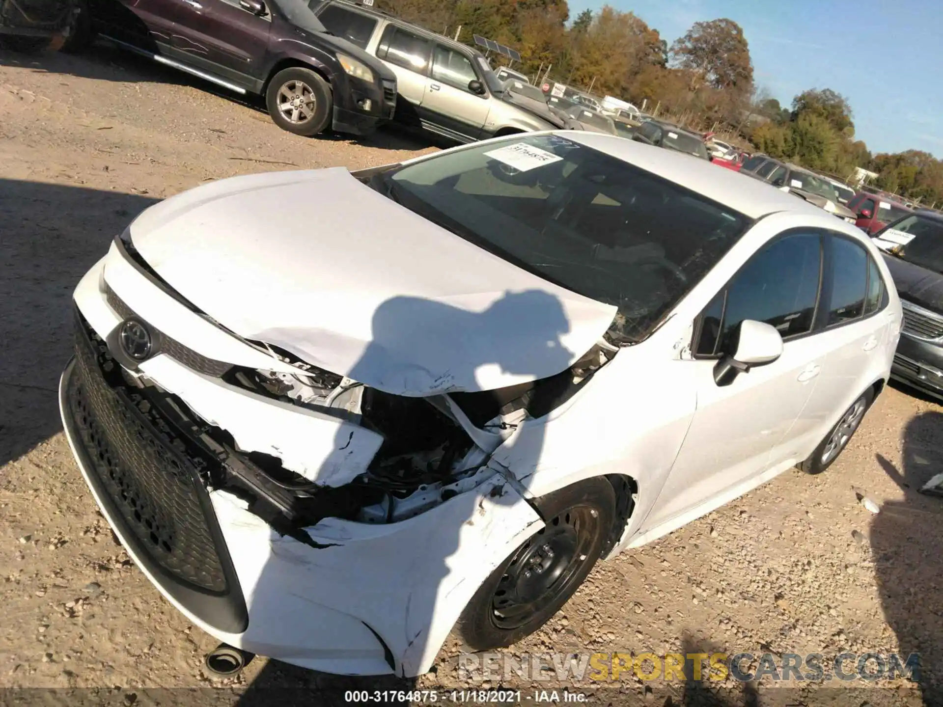 2 Photograph of a damaged car 5YFEPMAE2MP200229 TOYOTA COROLLA 2021