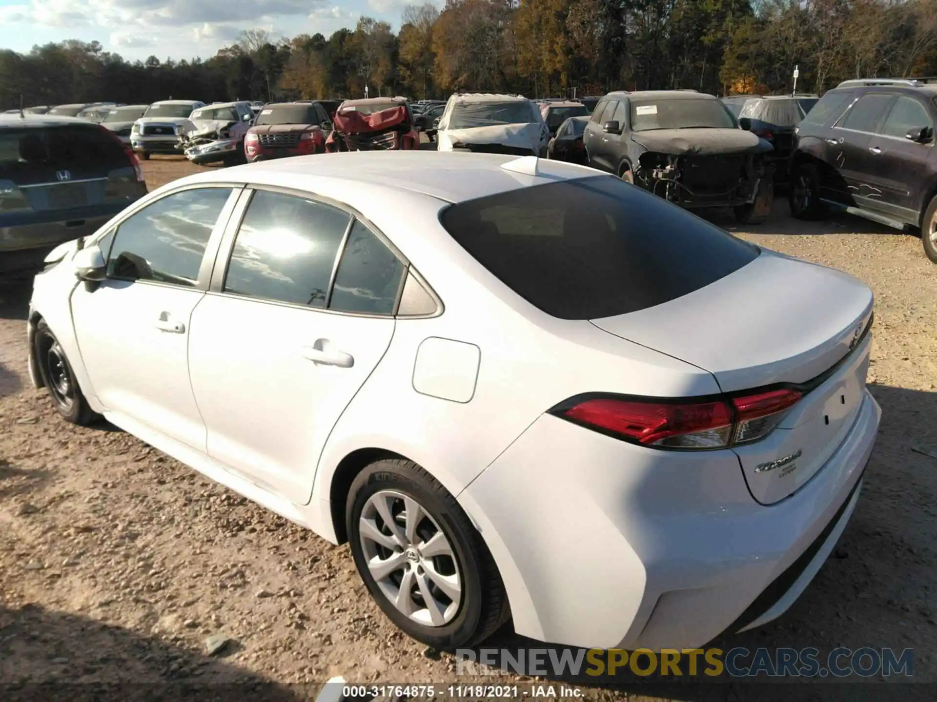 3 Photograph of a damaged car 5YFEPMAE2MP200229 TOYOTA COROLLA 2021