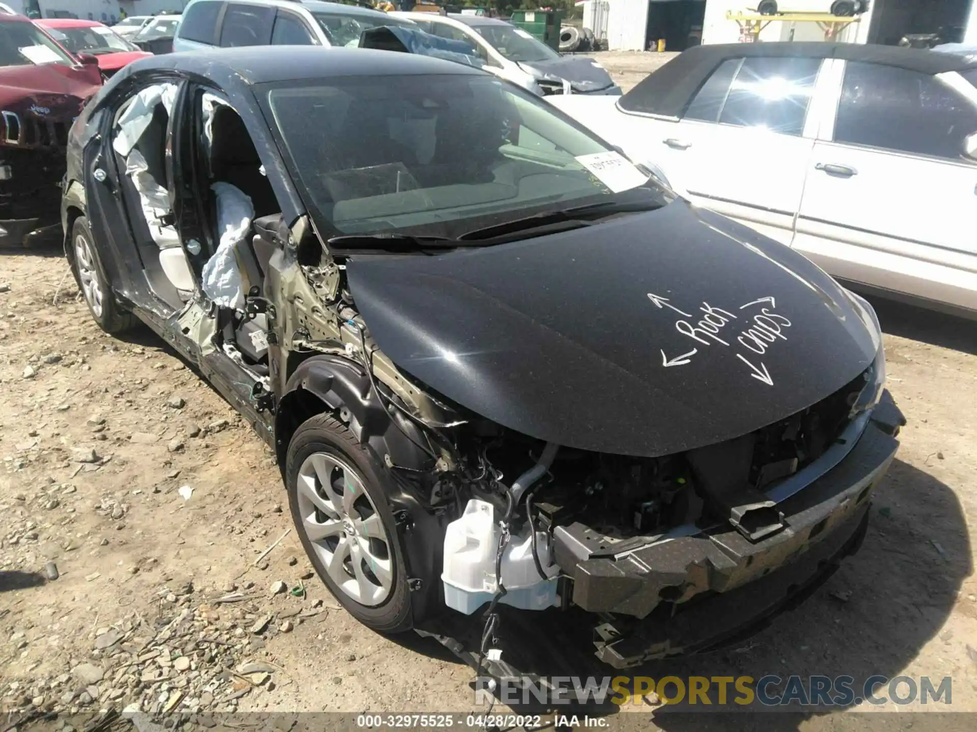 1 Photograph of a damaged car 5YFEPMAE2MP200845 TOYOTA COROLLA 2021