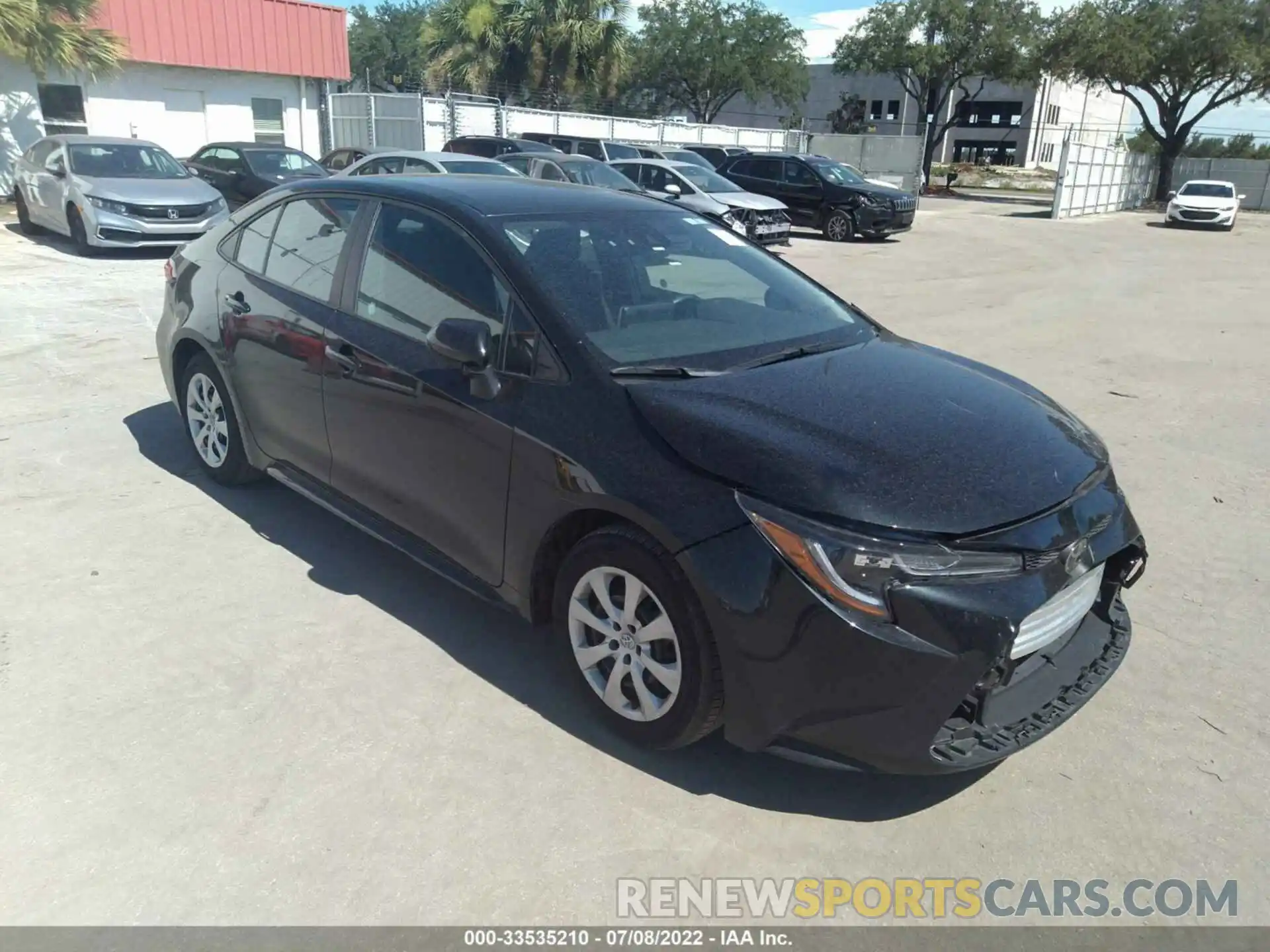 1 Photograph of a damaged car 5YFEPMAE2MP201140 TOYOTA COROLLA 2021