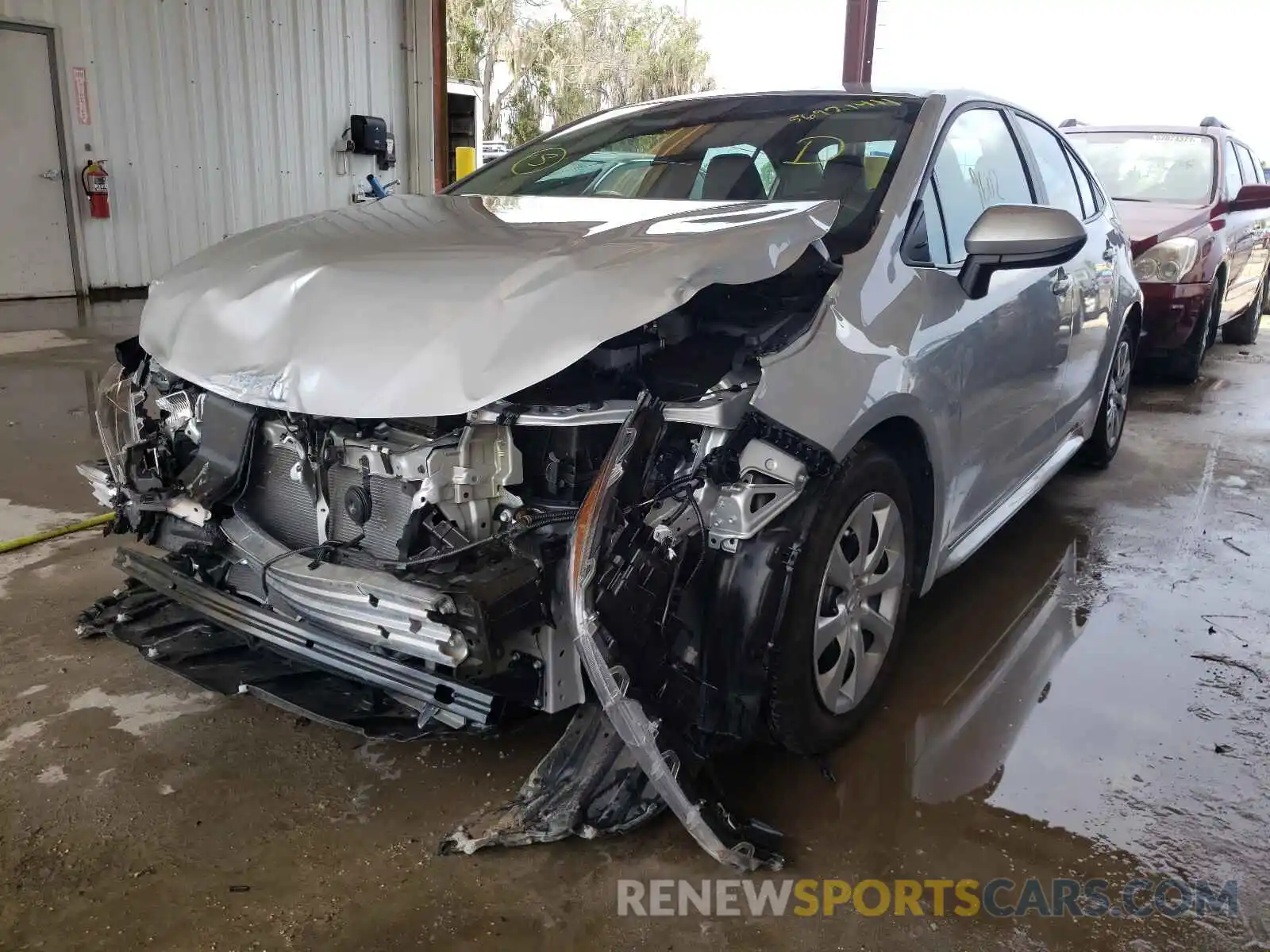 2 Photograph of a damaged car 5YFEPMAE2MP201588 TOYOTA COROLLA 2021