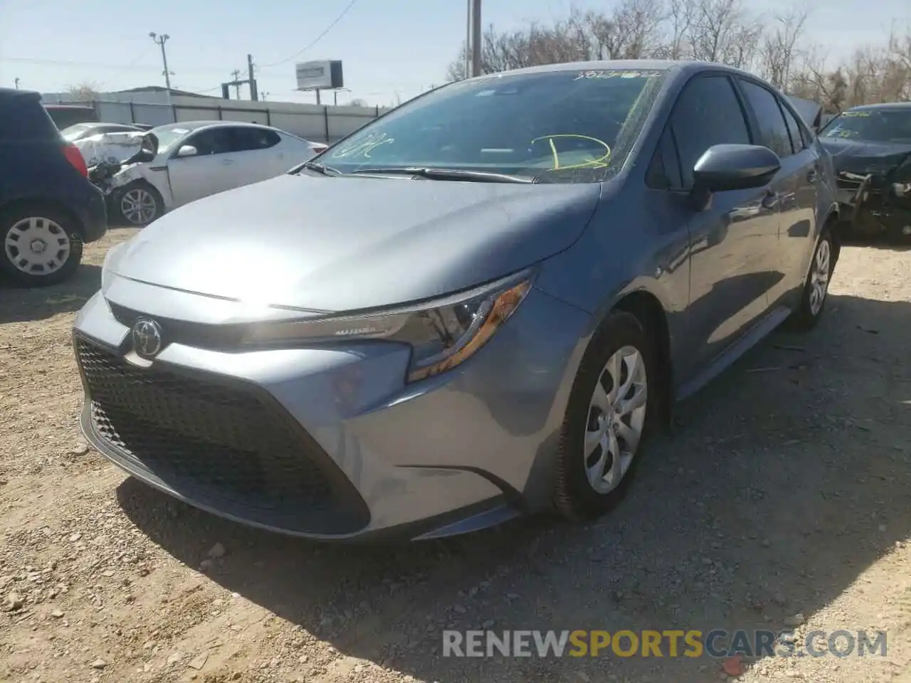 2 Photograph of a damaged car 5YFEPMAE2MP201641 TOYOTA COROLLA 2021