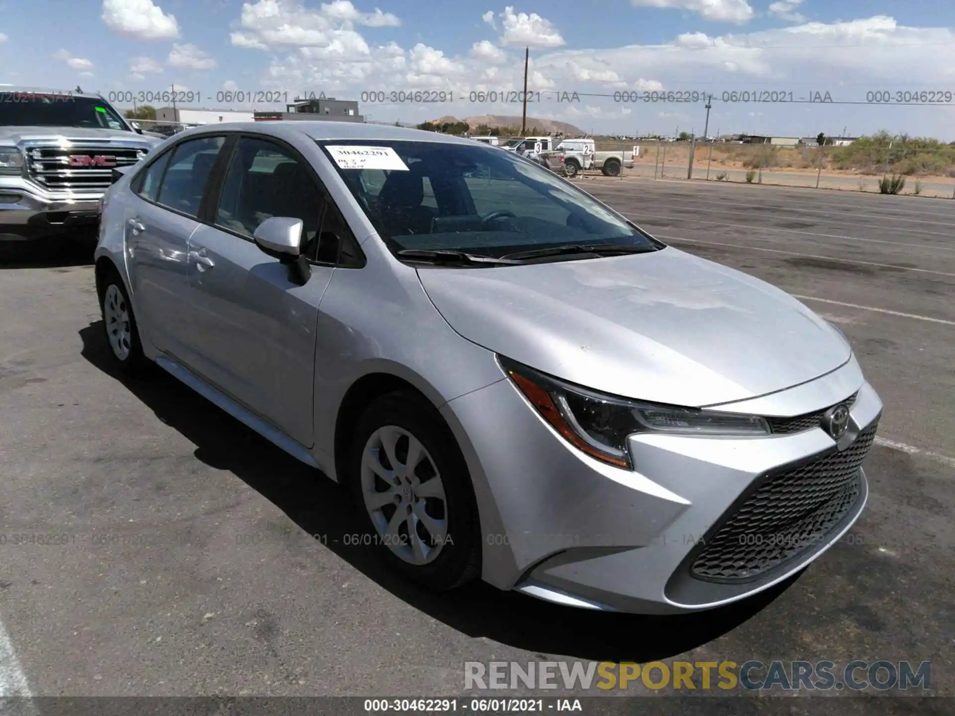 1 Photograph of a damaged car 5YFEPMAE2MP202367 TOYOTA COROLLA 2021