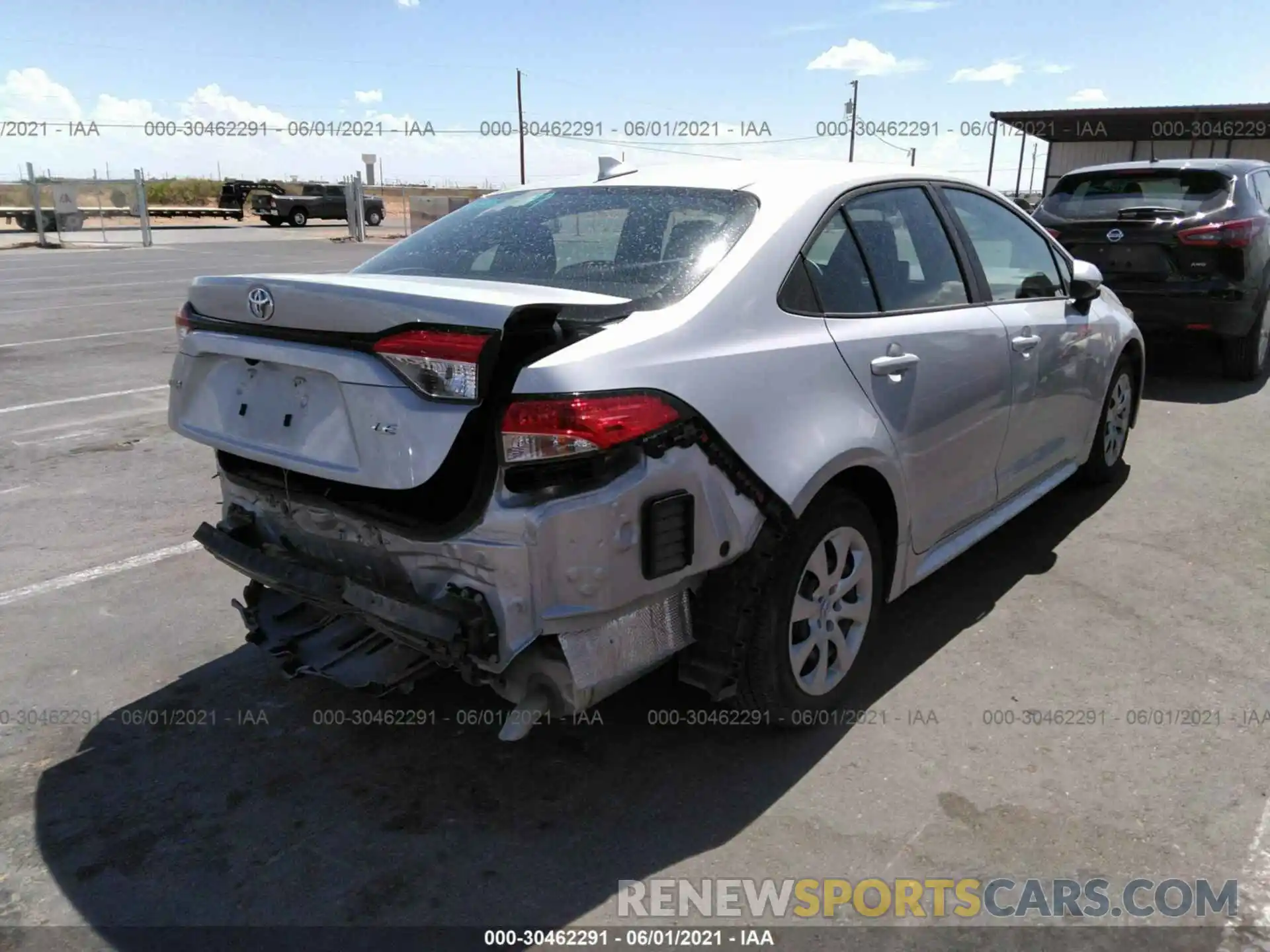 4 Photograph of a damaged car 5YFEPMAE2MP202367 TOYOTA COROLLA 2021