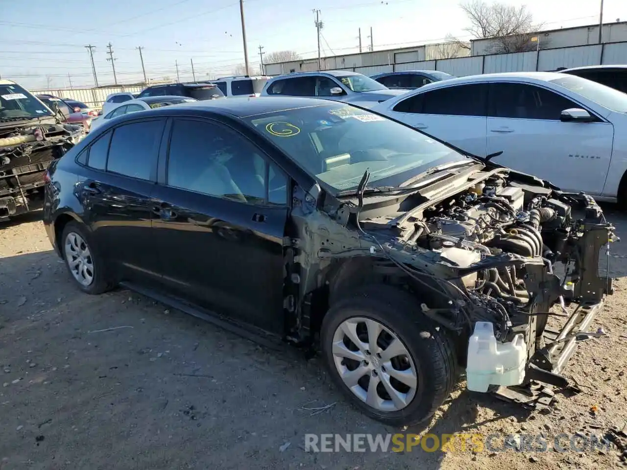 4 Photograph of a damaged car 5YFEPMAE2MP202823 TOYOTA COROLLA 2021