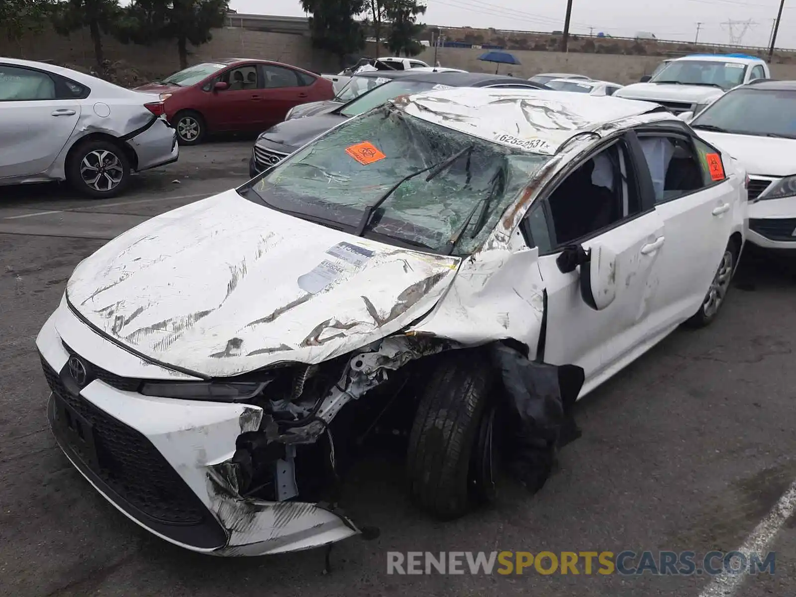 2 Photograph of a damaged car 5YFEPMAE2MP203454 TOYOTA COROLLA 2021