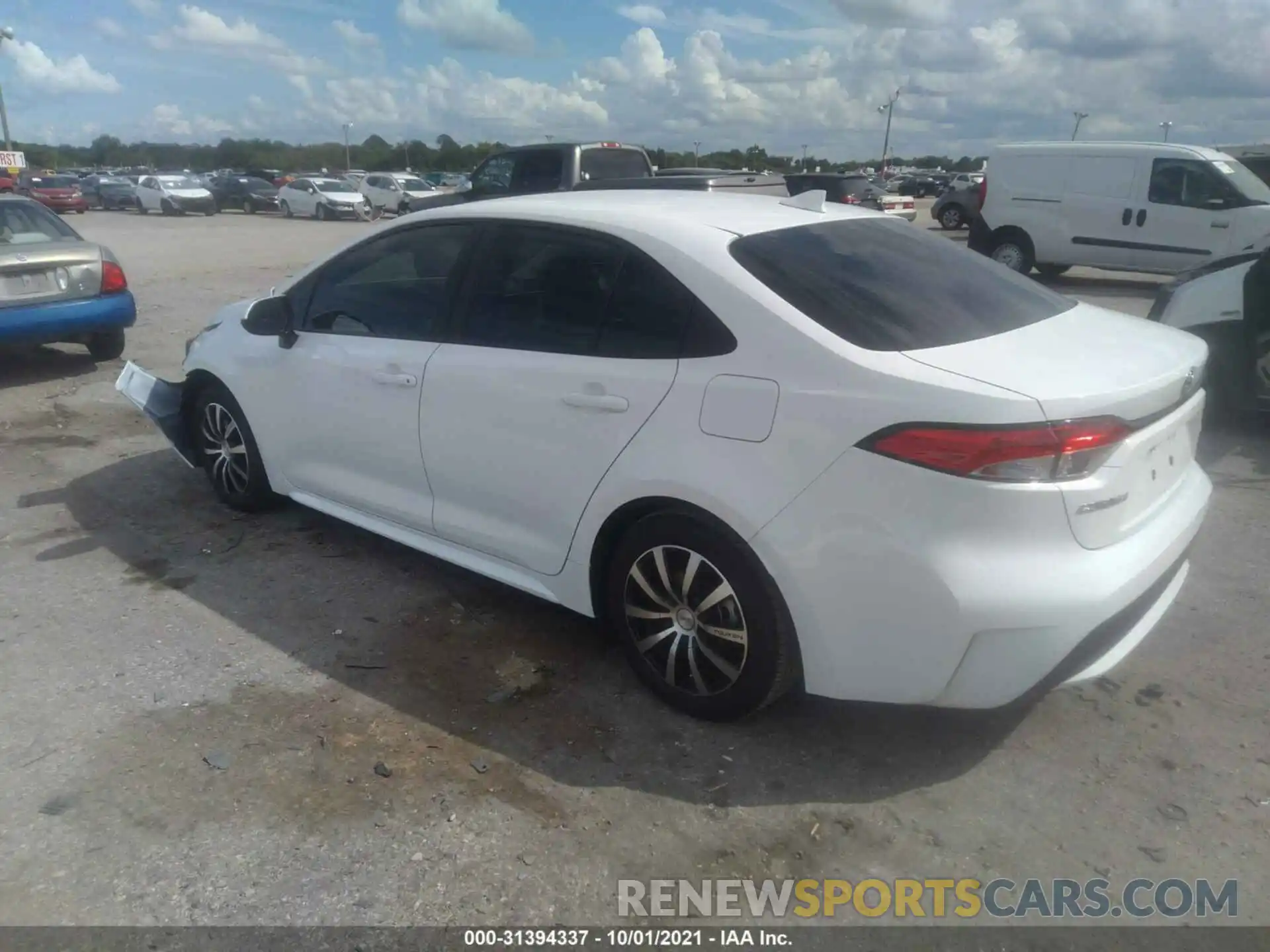 3 Photograph of a damaged car 5YFEPMAE2MP203762 TOYOTA COROLLA 2021