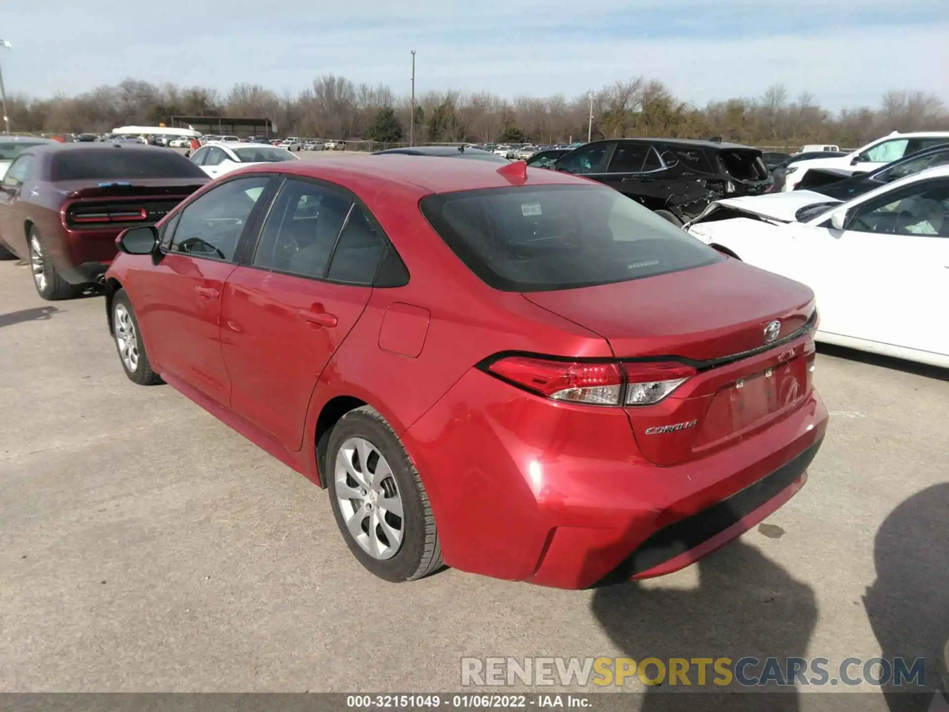 3 Photograph of a damaged car 5YFEPMAE2MP204183 TOYOTA COROLLA 2021