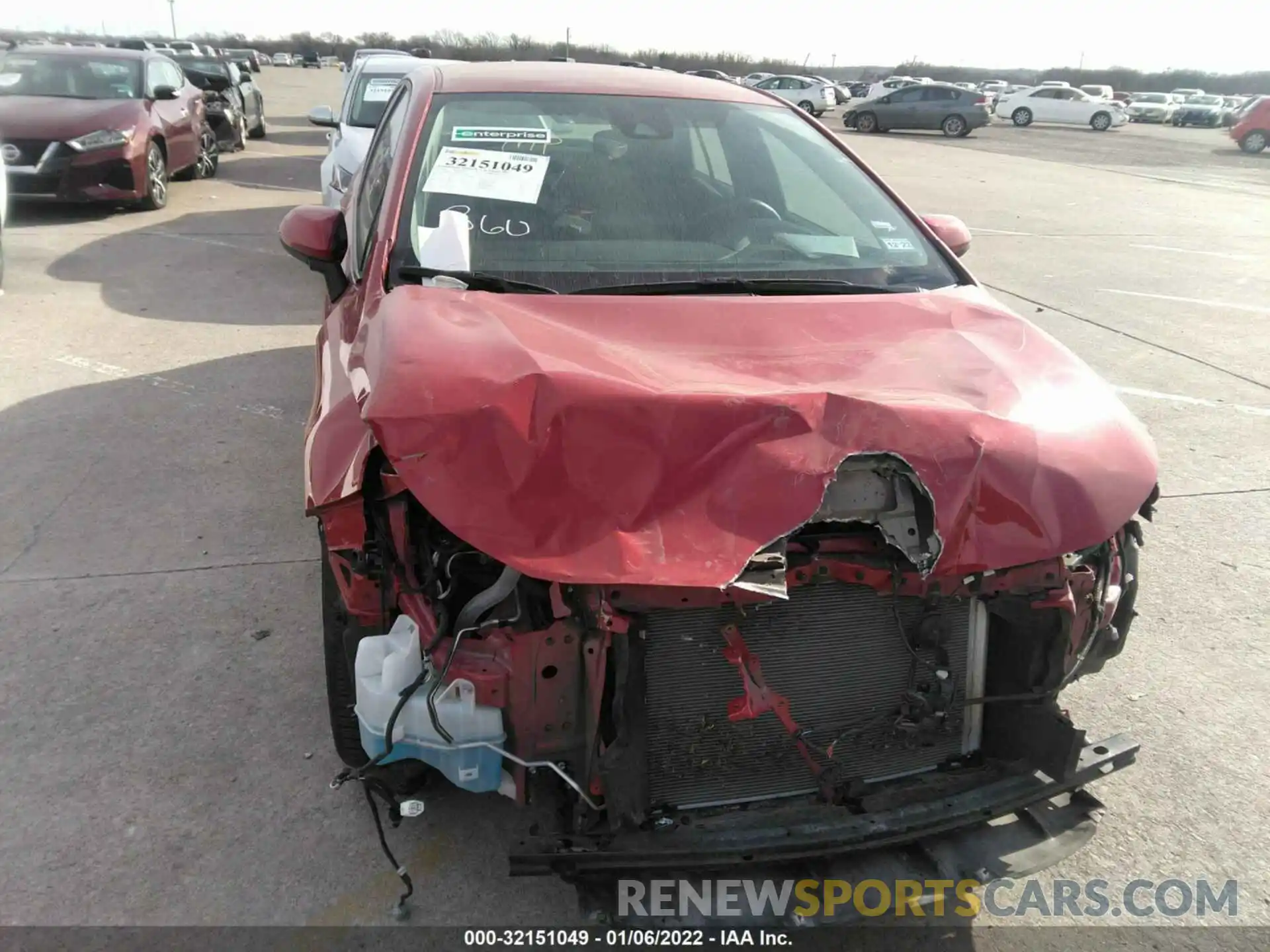 6 Photograph of a damaged car 5YFEPMAE2MP204183 TOYOTA COROLLA 2021