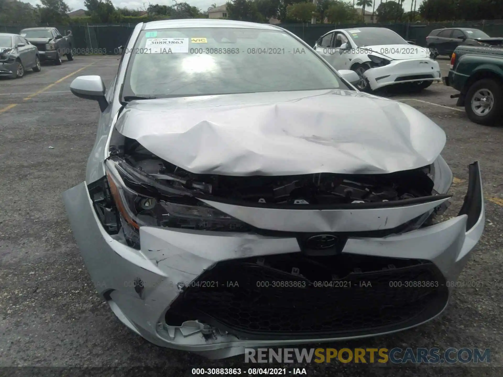 6 Photograph of a damaged car 5YFEPMAE2MP205270 TOYOTA COROLLA 2021