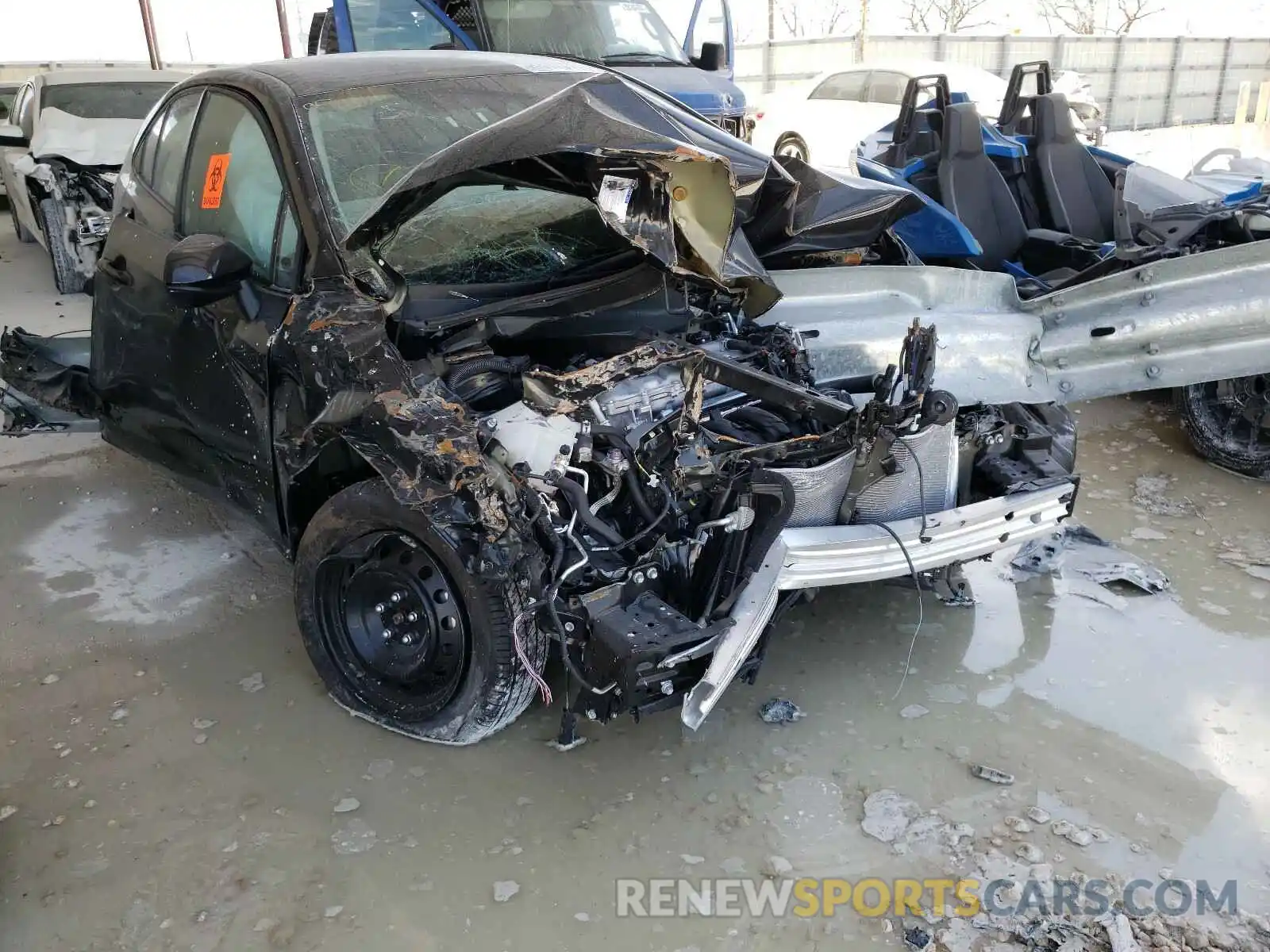 1 Photograph of a damaged car 5YFEPMAE2MP205690 TOYOTA COROLLA 2021