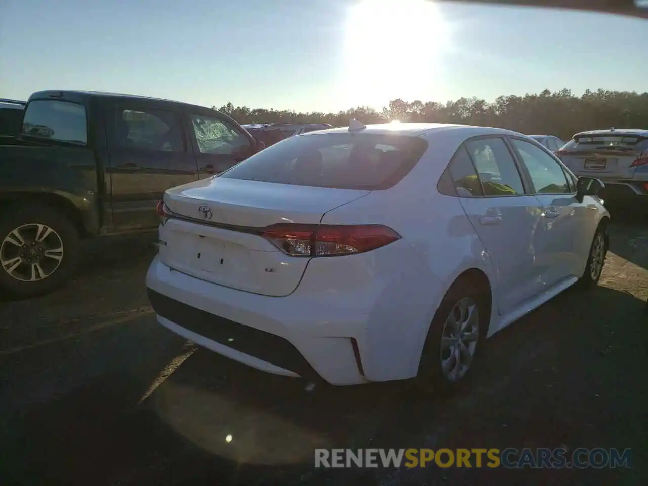 4 Photograph of a damaged car 5YFEPMAE2MP205768 TOYOTA COROLLA 2021