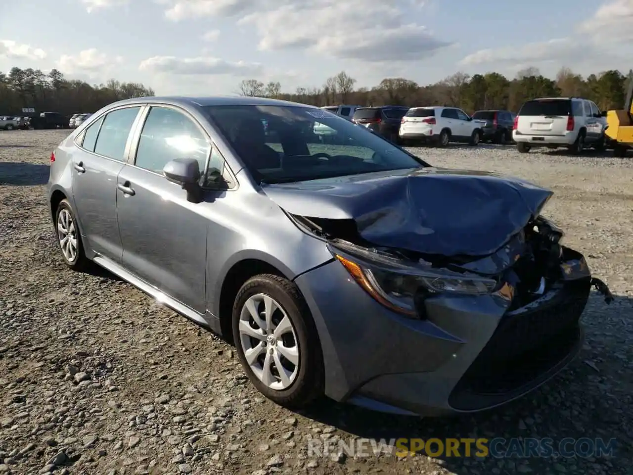 1 Photograph of a damaged car 5YFEPMAE2MP205785 TOYOTA COROLLA 2021