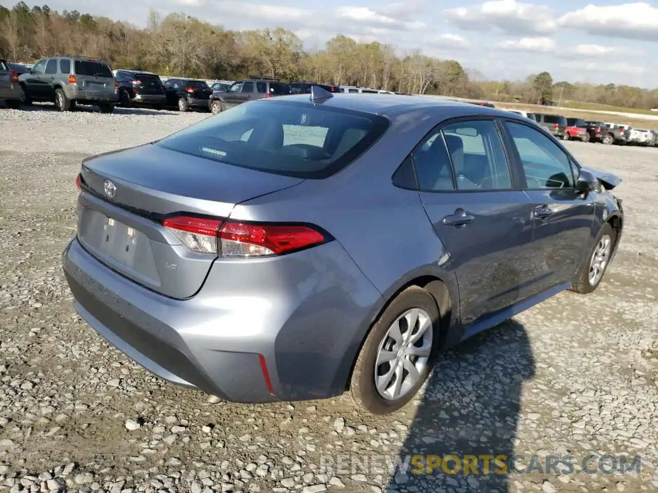 4 Photograph of a damaged car 5YFEPMAE2MP205785 TOYOTA COROLLA 2021