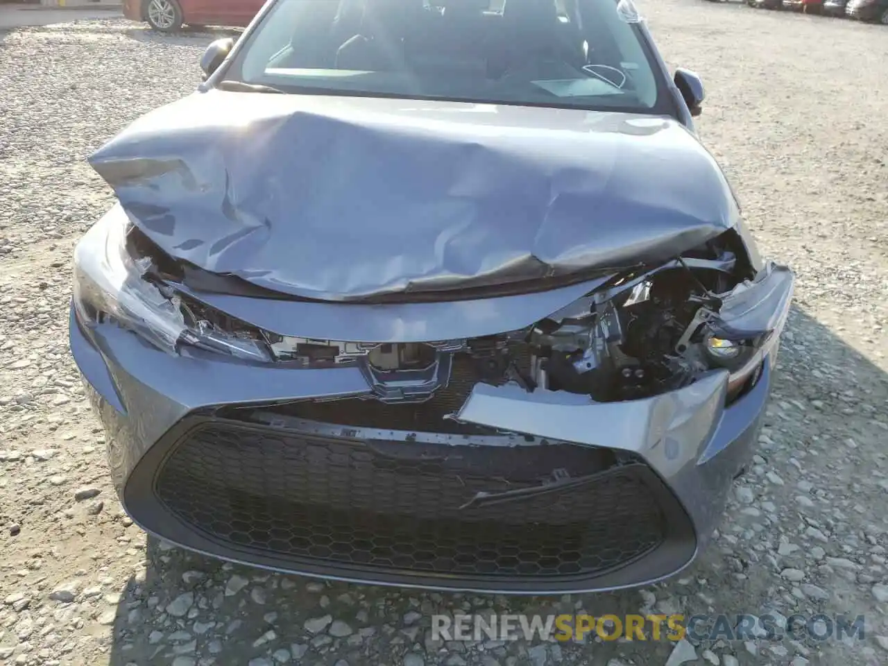 9 Photograph of a damaged car 5YFEPMAE2MP205785 TOYOTA COROLLA 2021