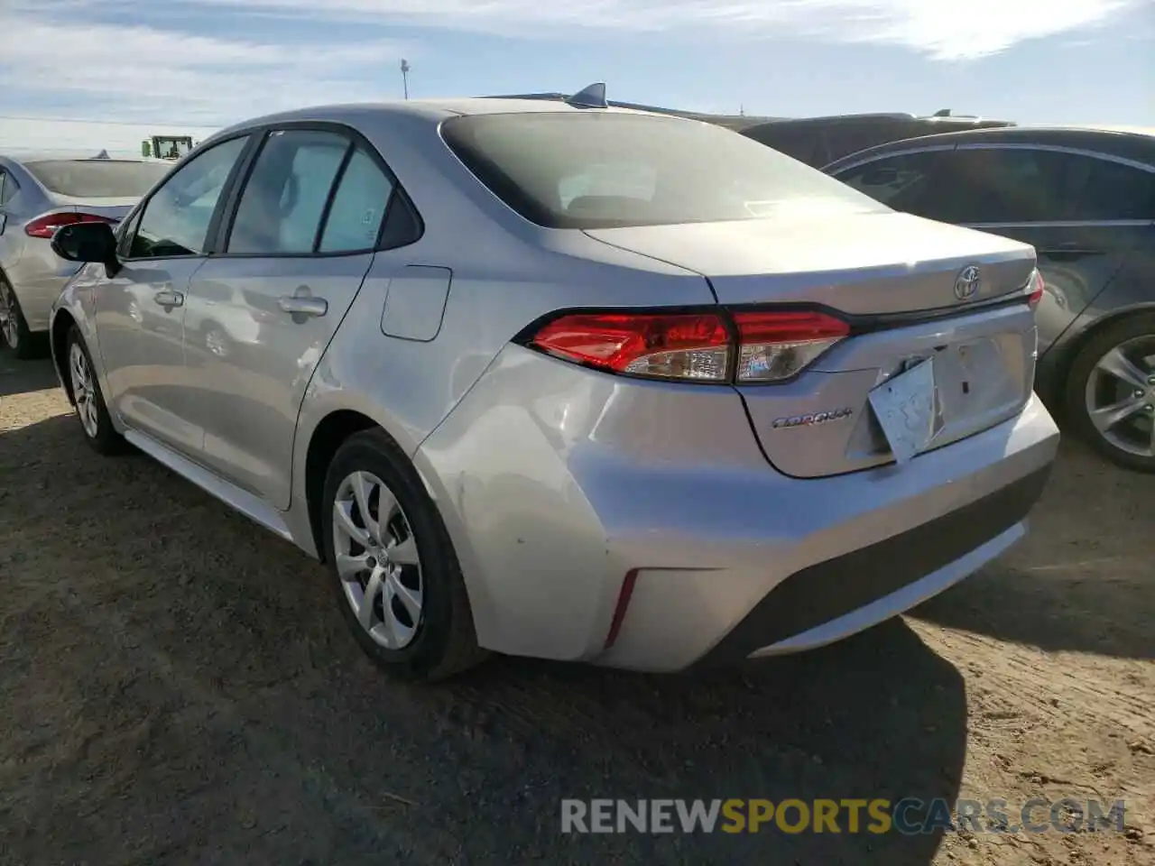 3 Photograph of a damaged car 5YFEPMAE2MP206435 TOYOTA COROLLA 2021