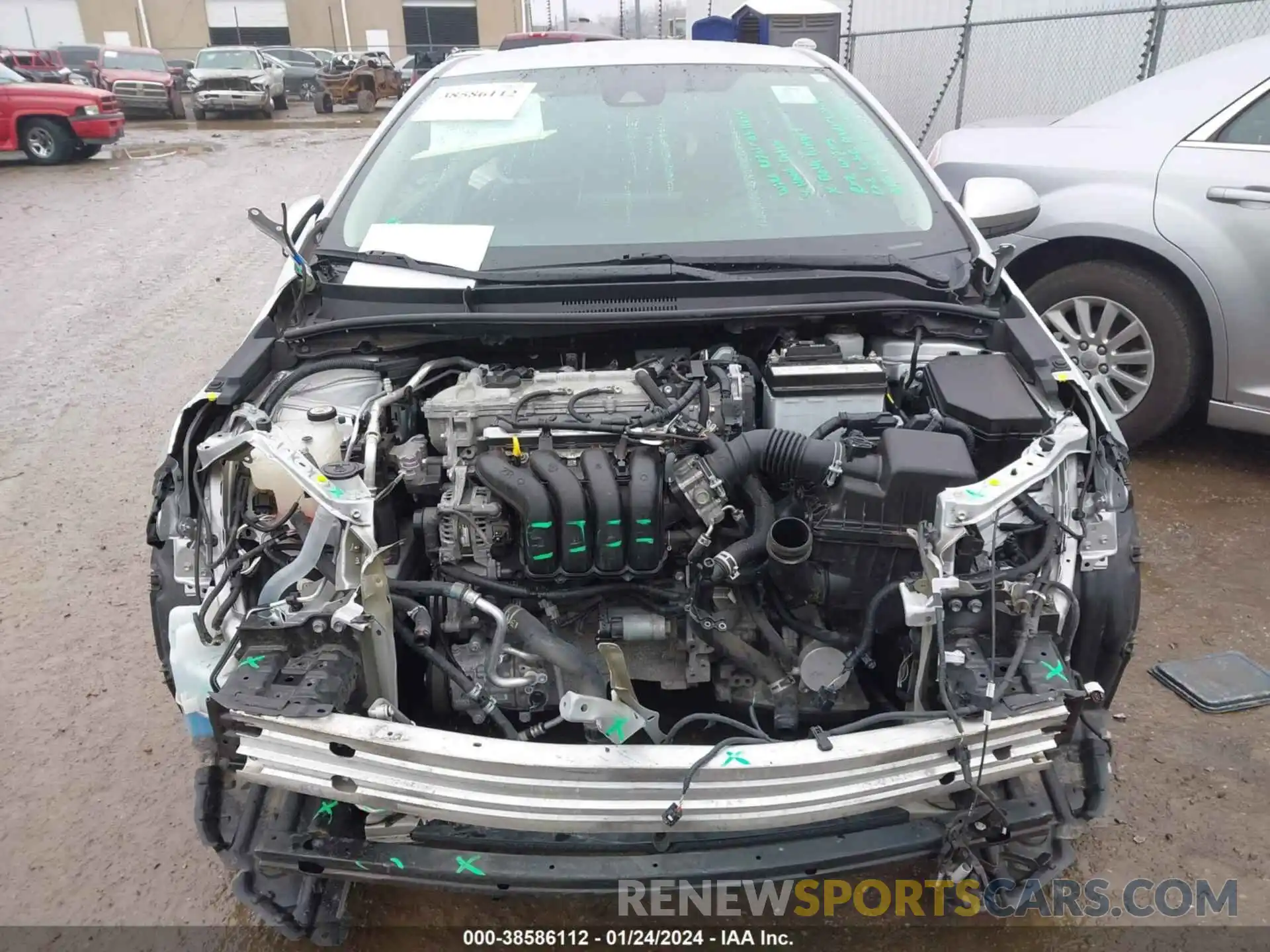 13 Фотография поврежденного автомобиля 5YFEPMAE2MP206693 TOYOTA COROLLA 2021