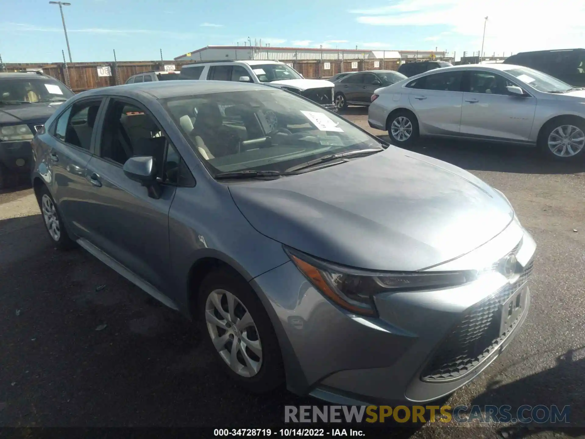 1 Photograph of a damaged car 5YFEPMAE2MP206712 TOYOTA COROLLA 2021