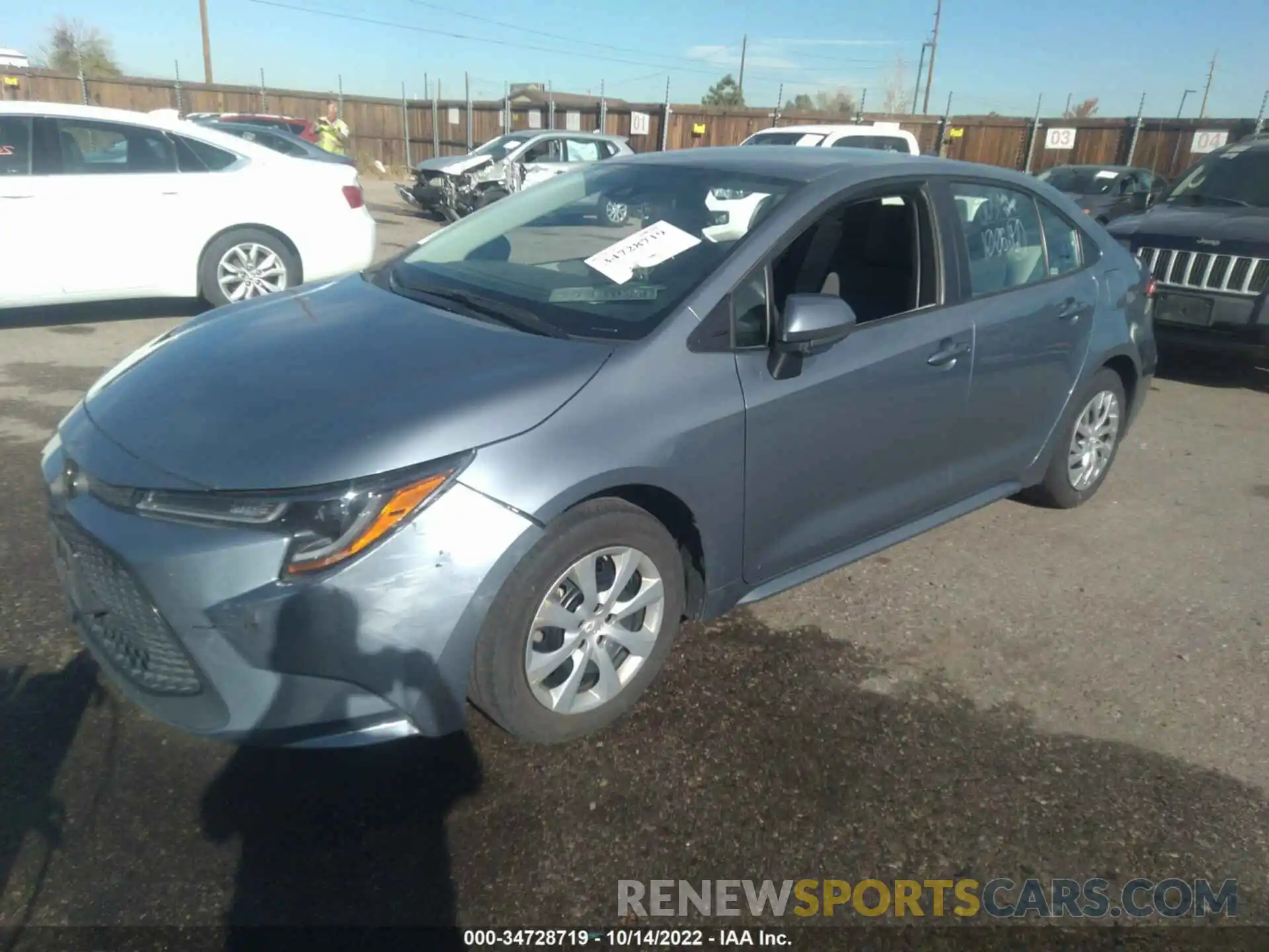 2 Photograph of a damaged car 5YFEPMAE2MP206712 TOYOTA COROLLA 2021