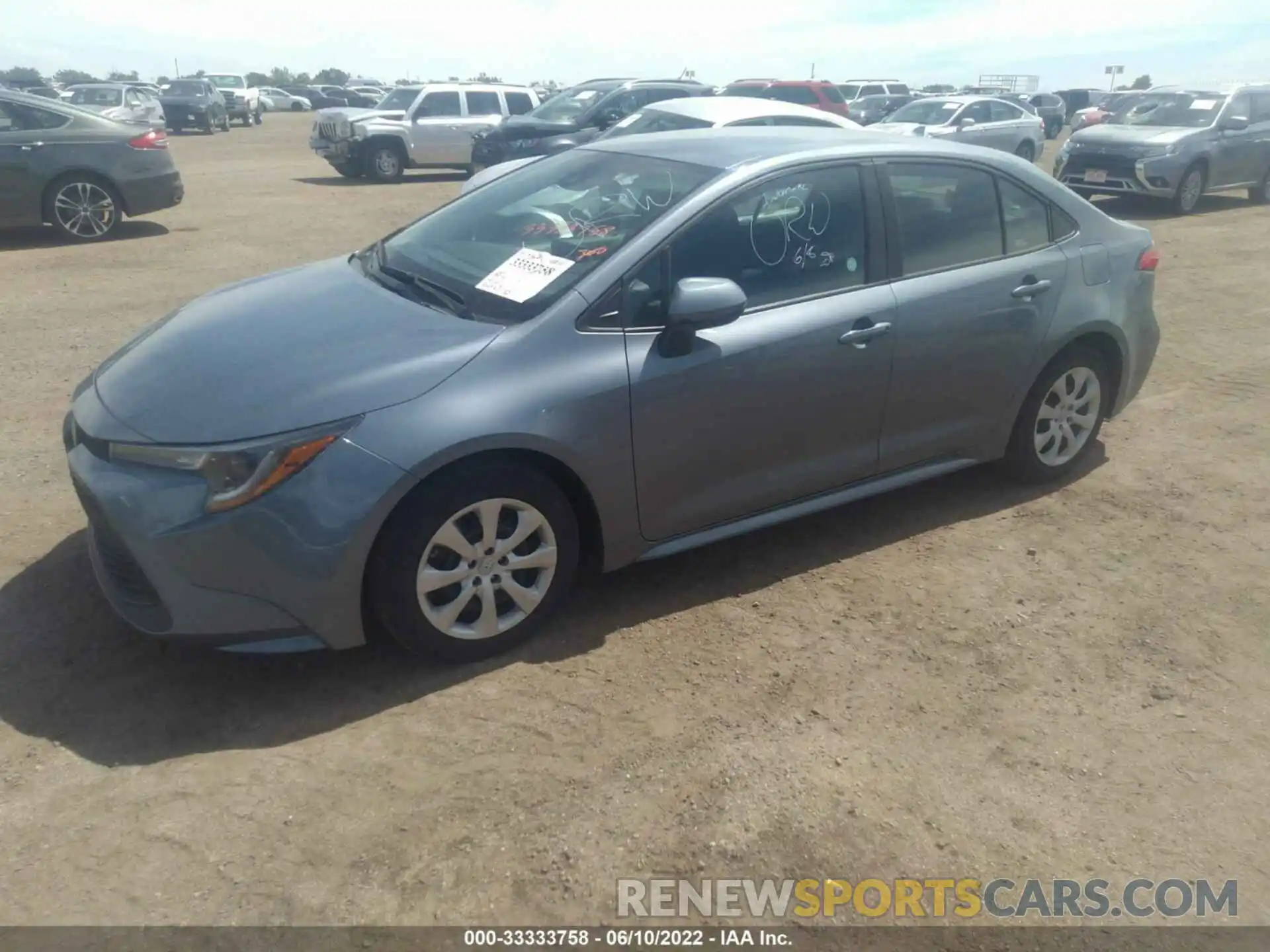 2 Photograph of a damaged car 5YFEPMAE2MP207052 TOYOTA COROLLA 2021