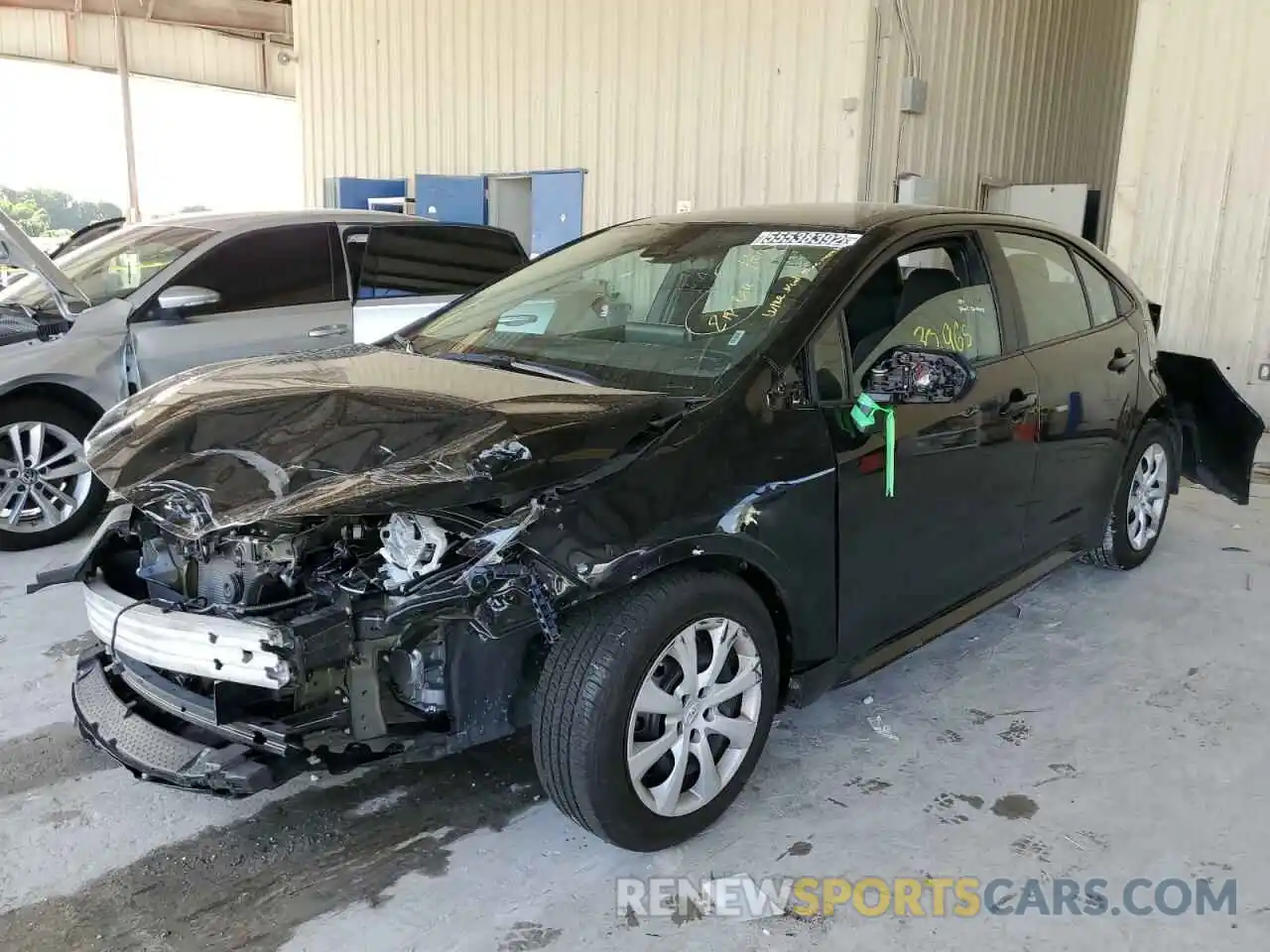 2 Photograph of a damaged car 5YFEPMAE2MP207228 TOYOTA COROLLA 2021