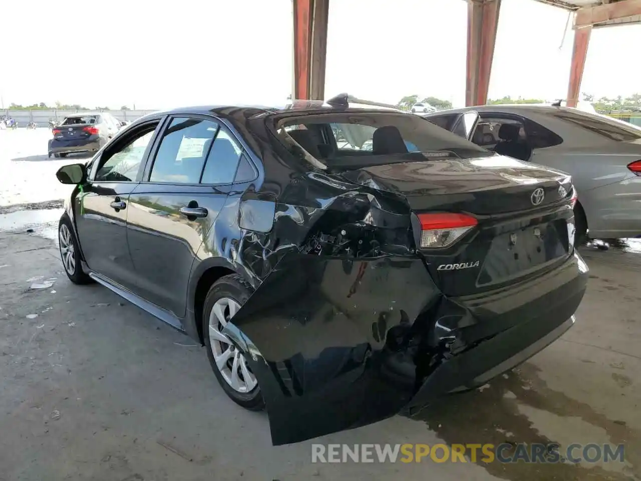 3 Photograph of a damaged car 5YFEPMAE2MP207228 TOYOTA COROLLA 2021