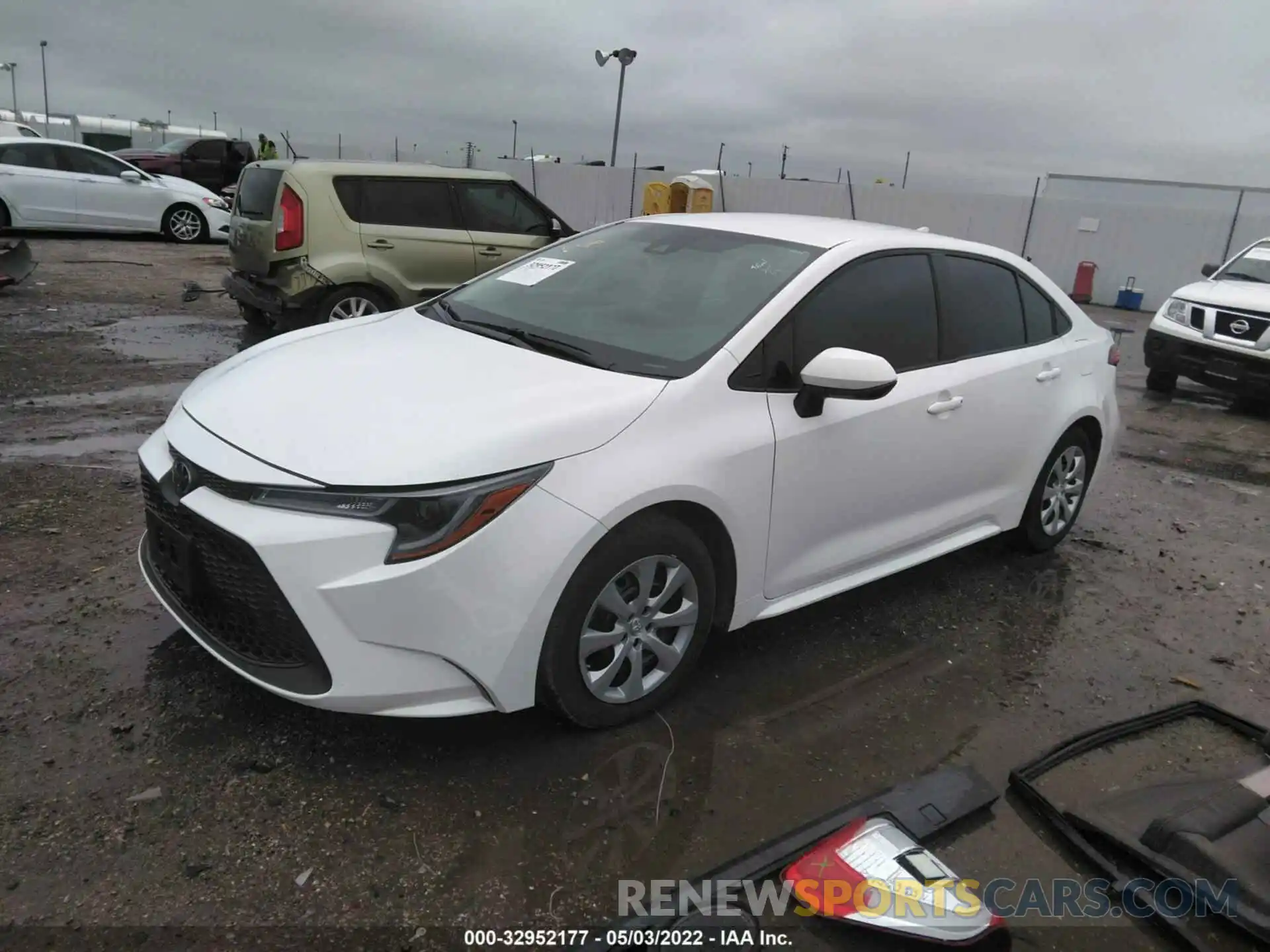 2 Photograph of a damaged car 5YFEPMAE2MP207259 TOYOTA COROLLA 2021