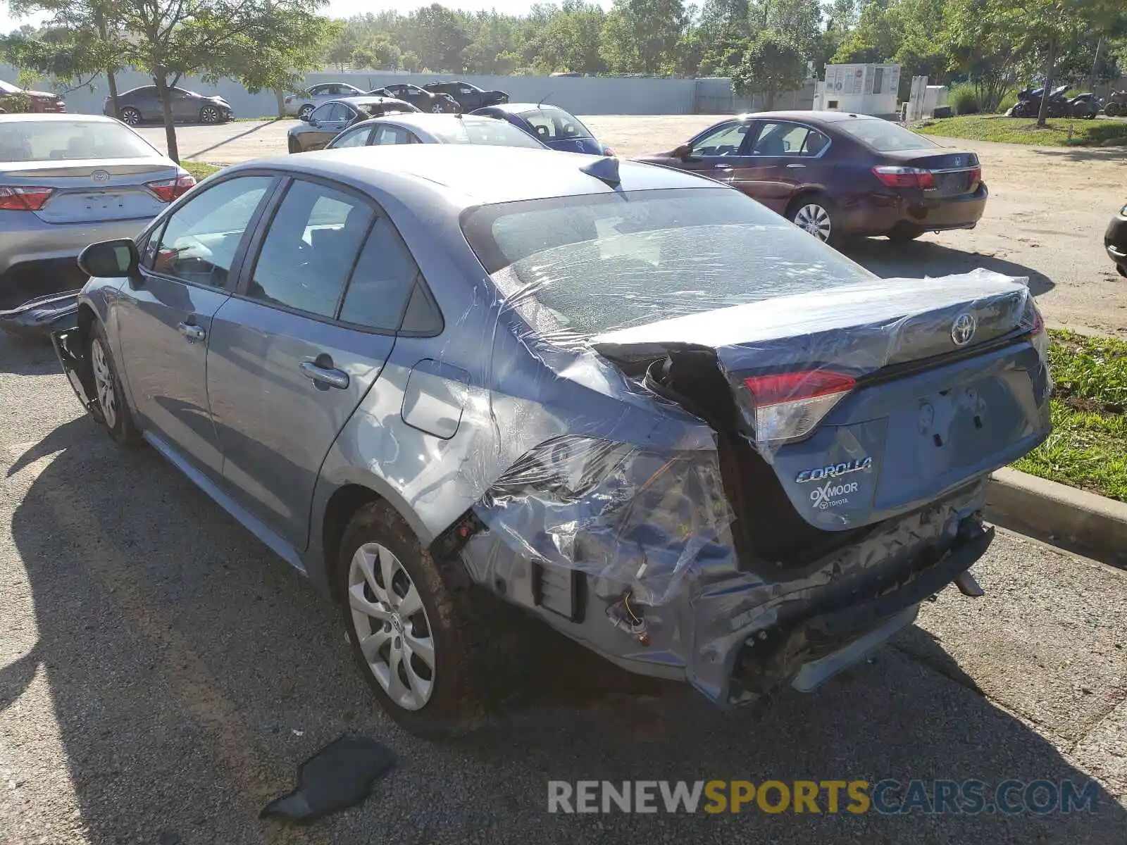 3 Photograph of a damaged car 5YFEPMAE2MP207469 TOYOTA COROLLA 2021