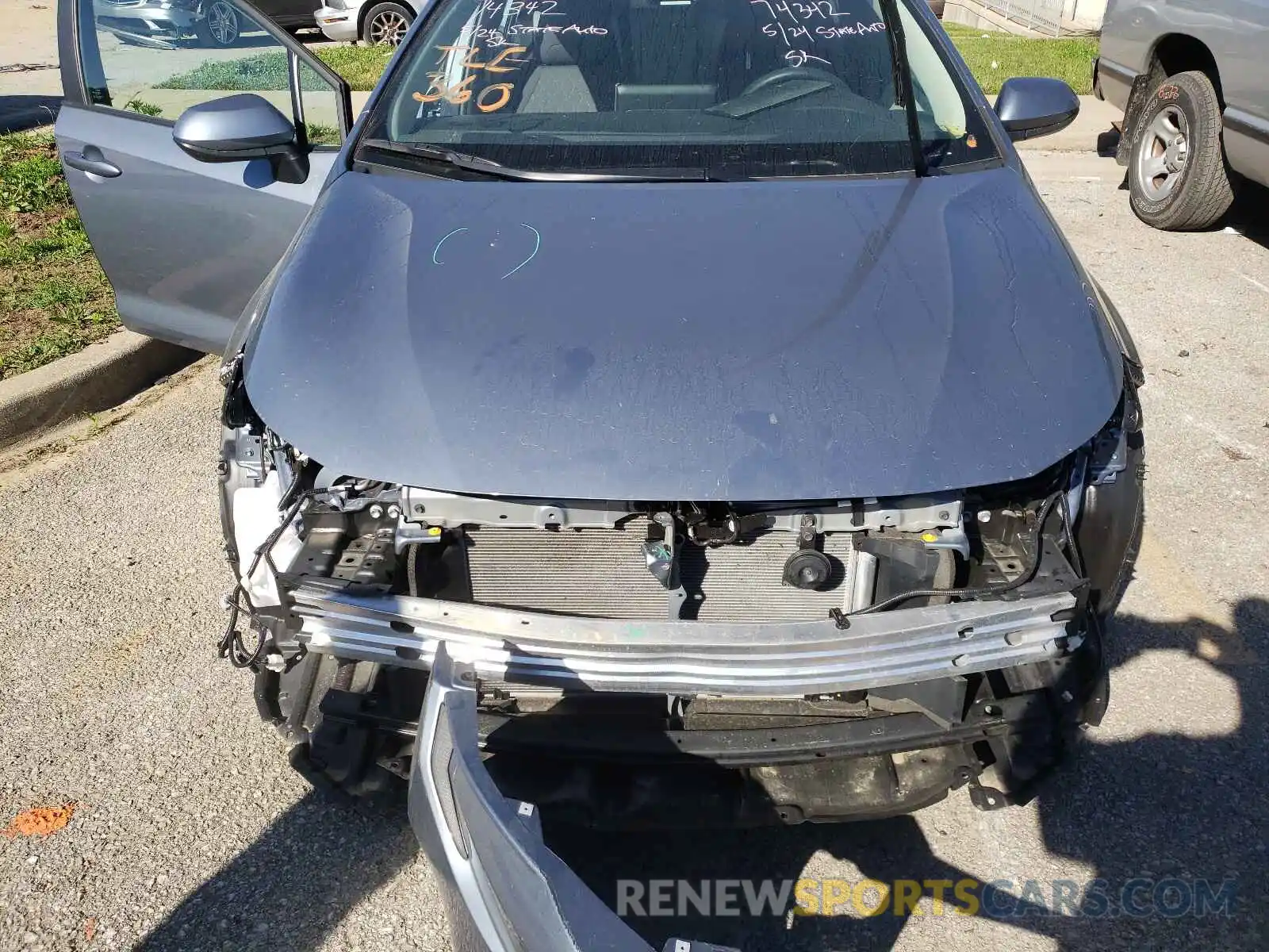 7 Photograph of a damaged car 5YFEPMAE2MP207469 TOYOTA COROLLA 2021