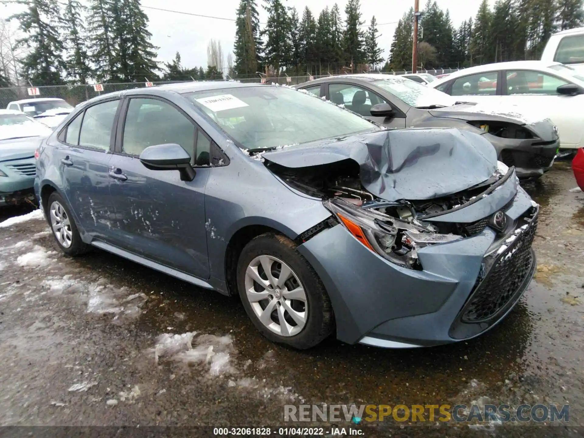 1 Photograph of a damaged car 5YFEPMAE2MP208590 TOYOTA COROLLA 2021