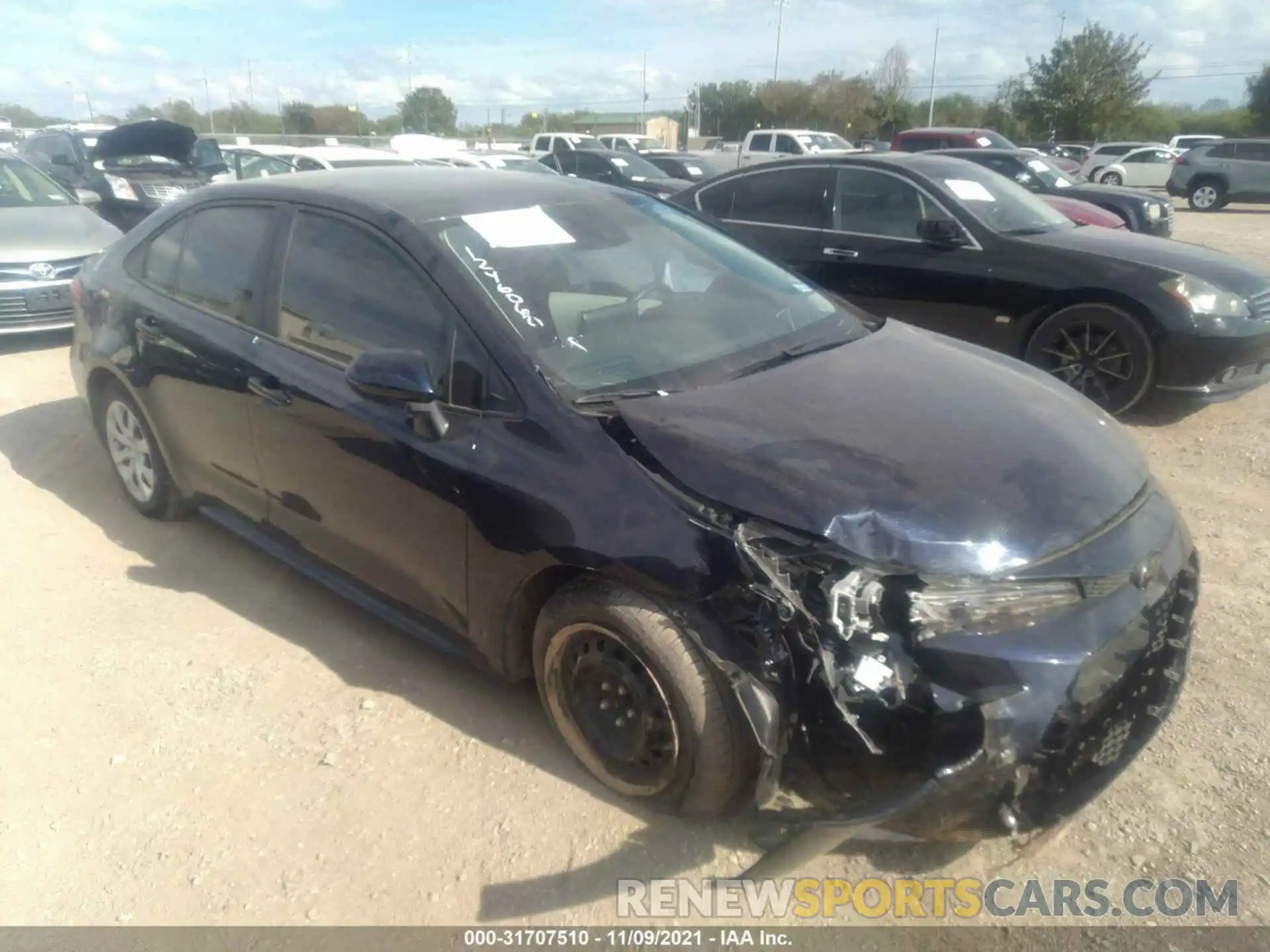 1 Photograph of a damaged car 5YFEPMAE2MP208878 TOYOTA COROLLA 2021