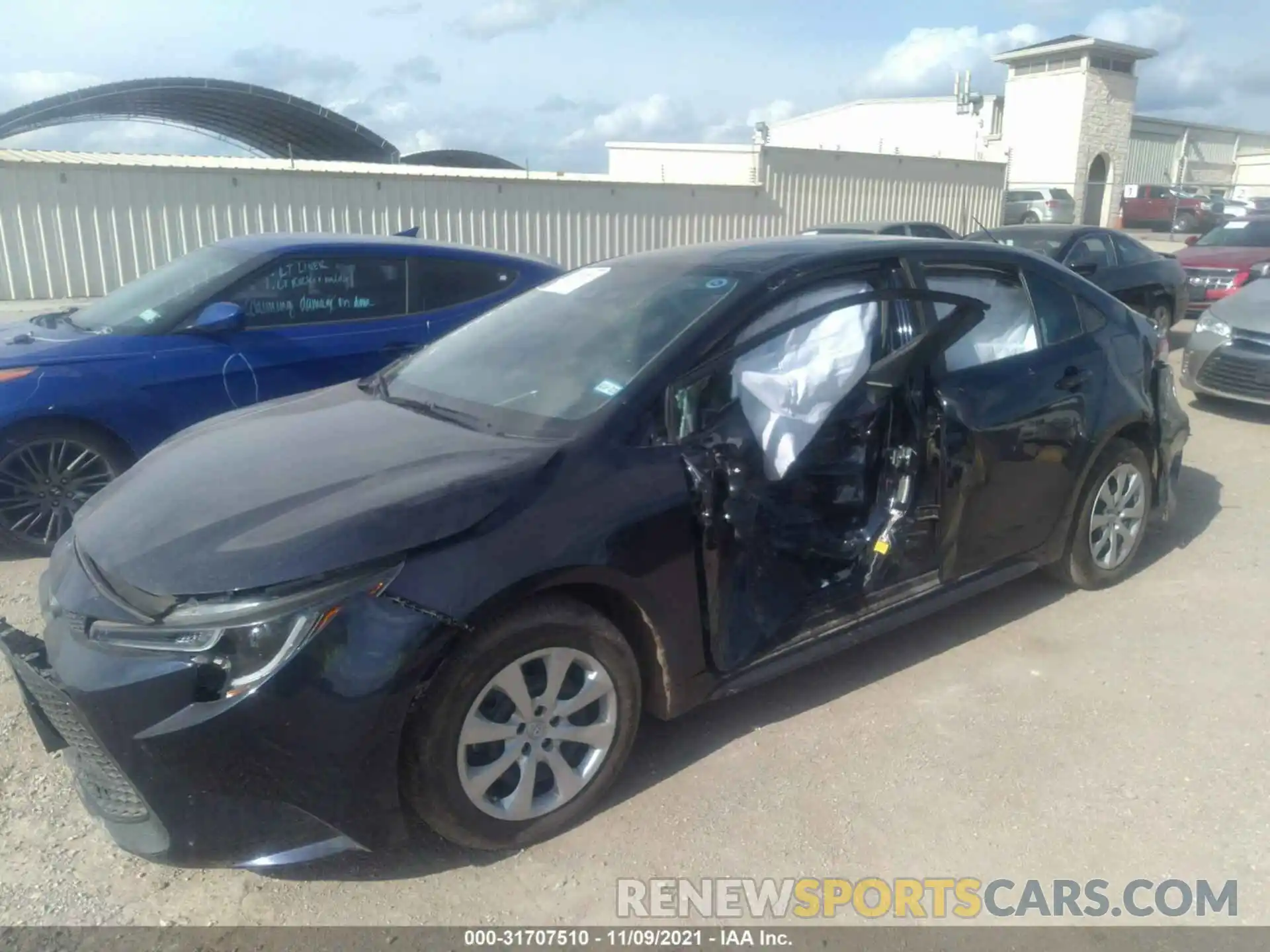 2 Photograph of a damaged car 5YFEPMAE2MP208878 TOYOTA COROLLA 2021