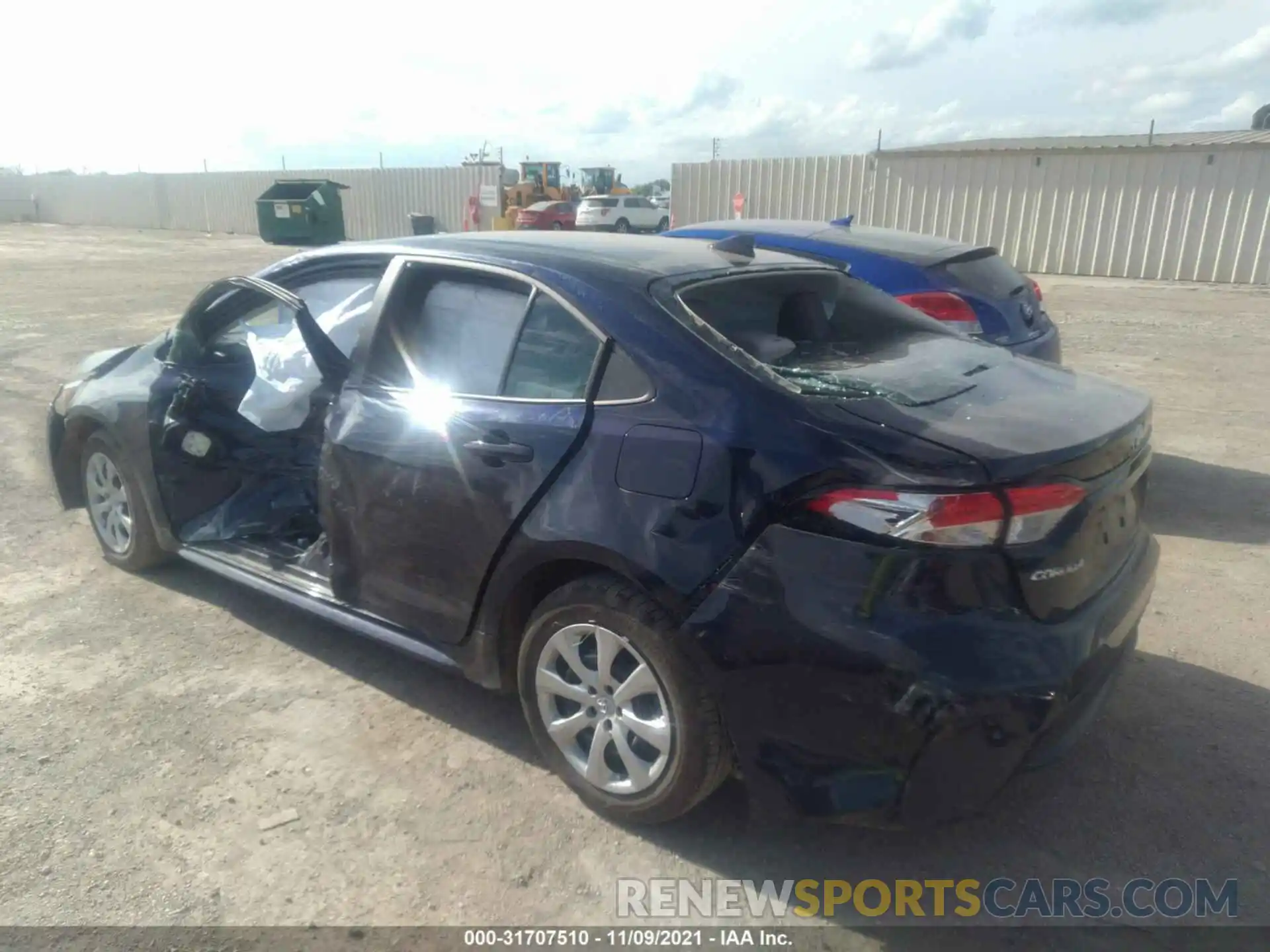 3 Photograph of a damaged car 5YFEPMAE2MP208878 TOYOTA COROLLA 2021