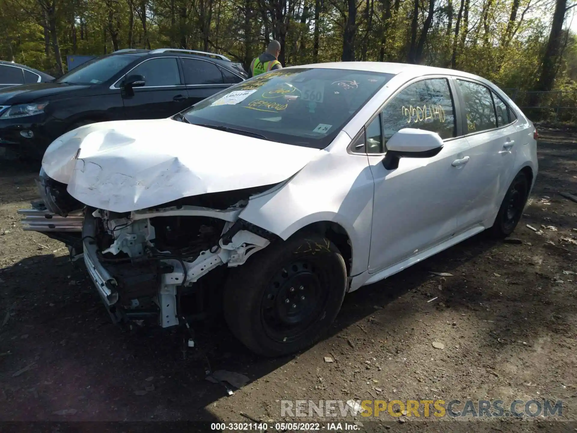 2 Photograph of a damaged car 5YFEPMAE2MP209139 TOYOTA COROLLA 2021