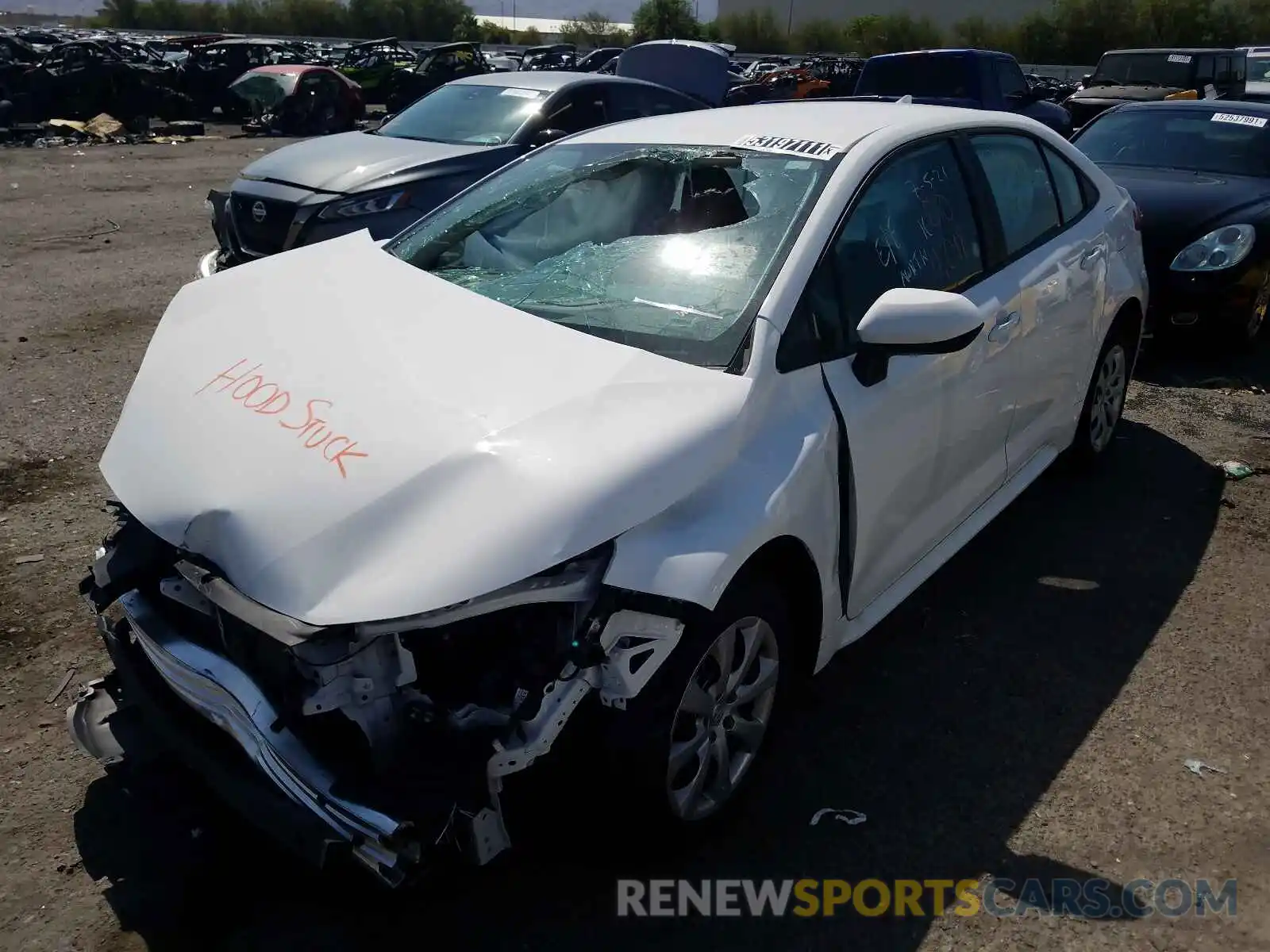 2 Photograph of a damaged car 5YFEPMAE2MP209500 TOYOTA COROLLA 2021