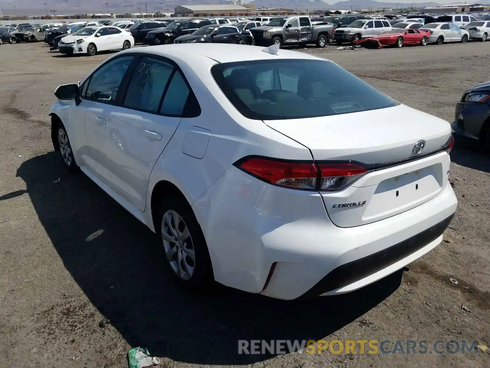 3 Photograph of a damaged car 5YFEPMAE2MP209500 TOYOTA COROLLA 2021