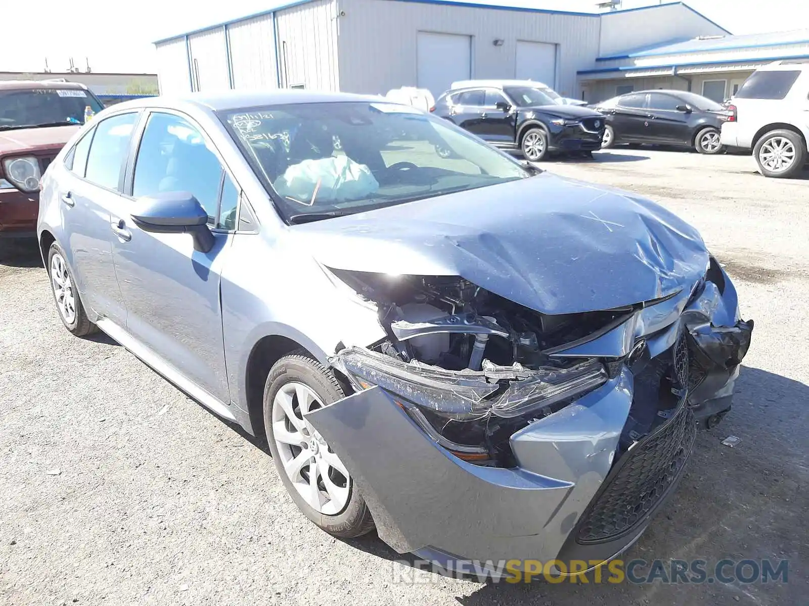 1 Photograph of a damaged car 5YFEPMAE2MP210971 TOYOTA COROLLA 2021