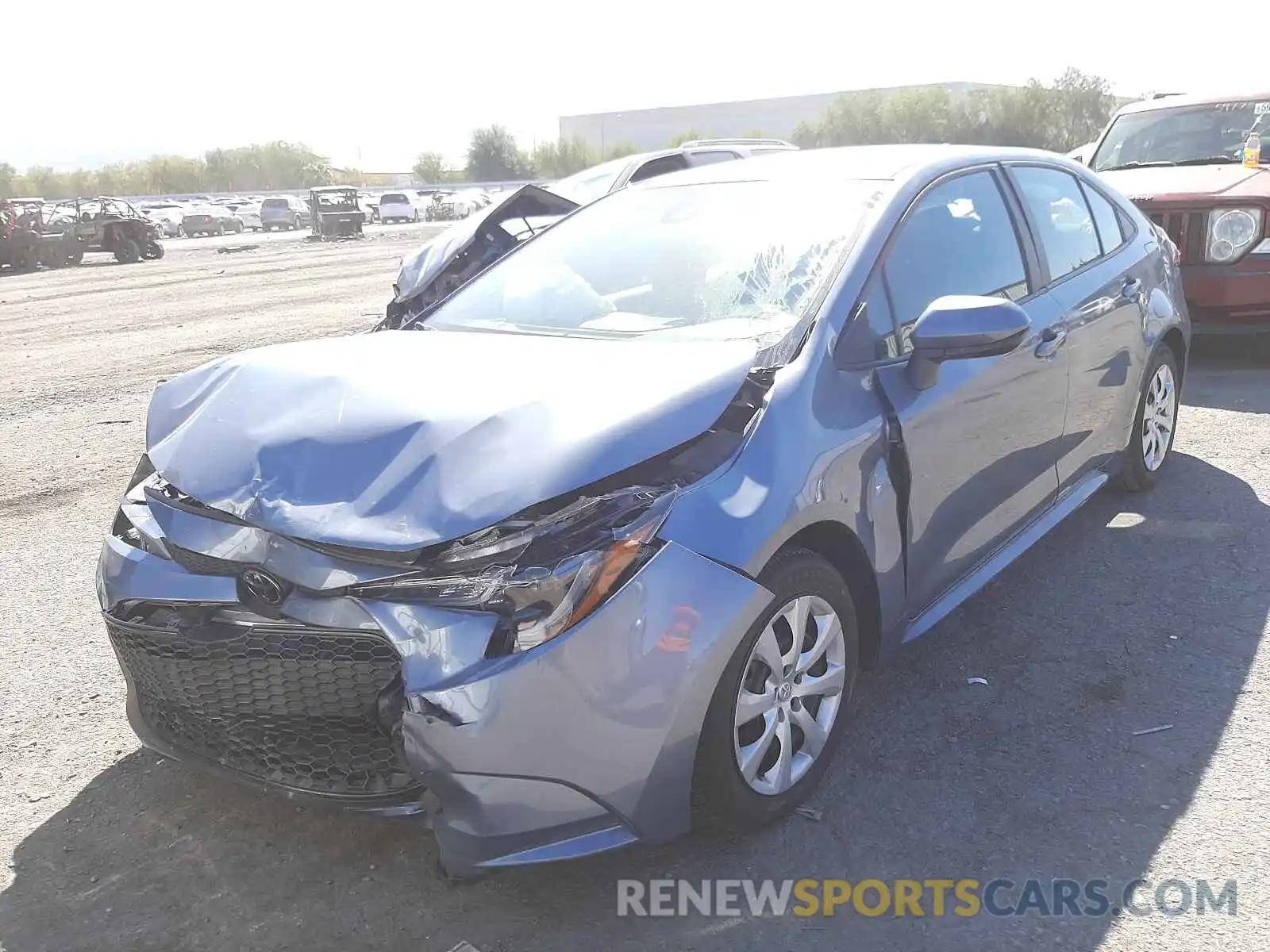 2 Photograph of a damaged car 5YFEPMAE2MP210971 TOYOTA COROLLA 2021