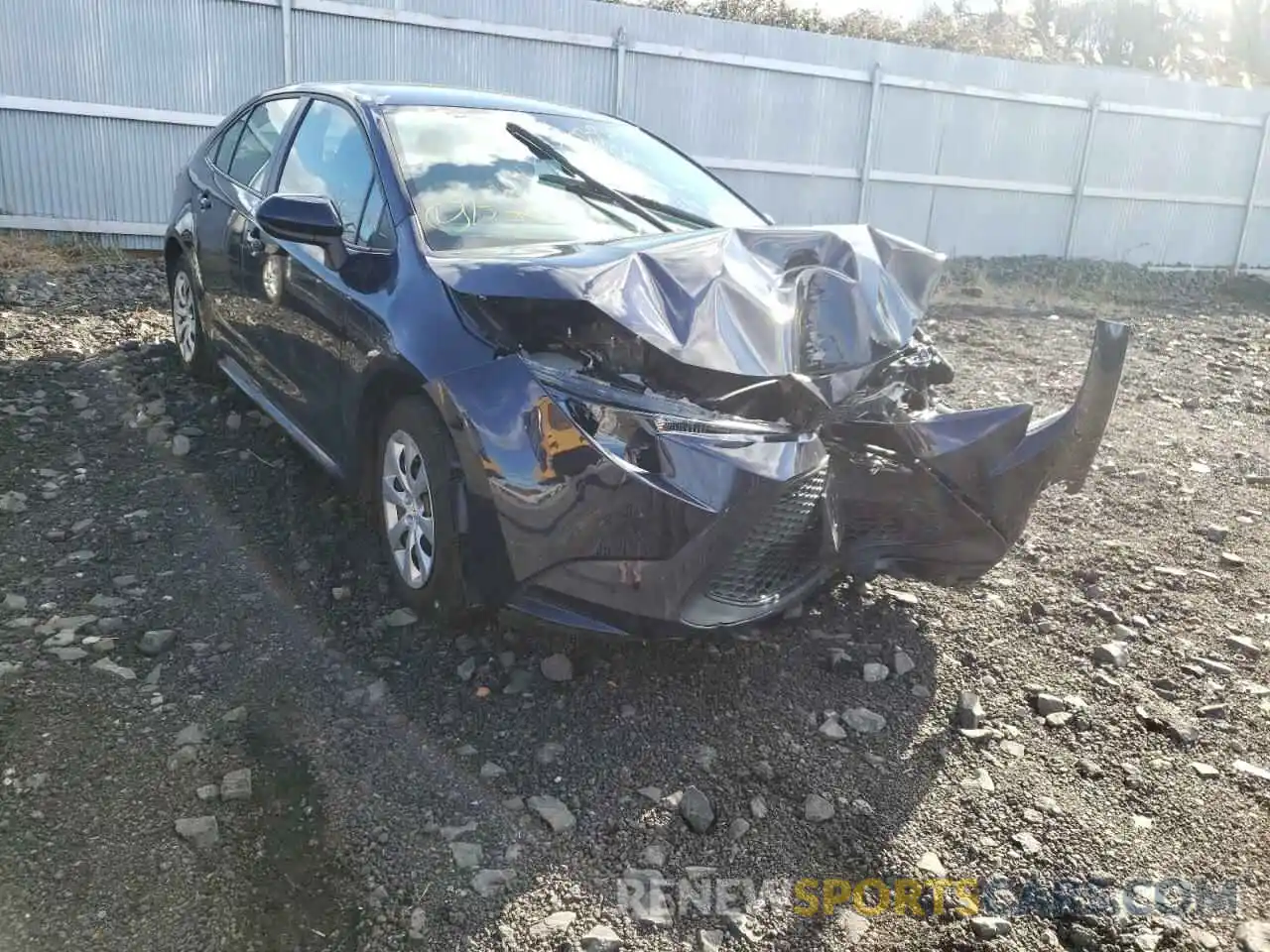 1 Photograph of a damaged car 5YFEPMAE2MP210985 TOYOTA COROLLA 2021